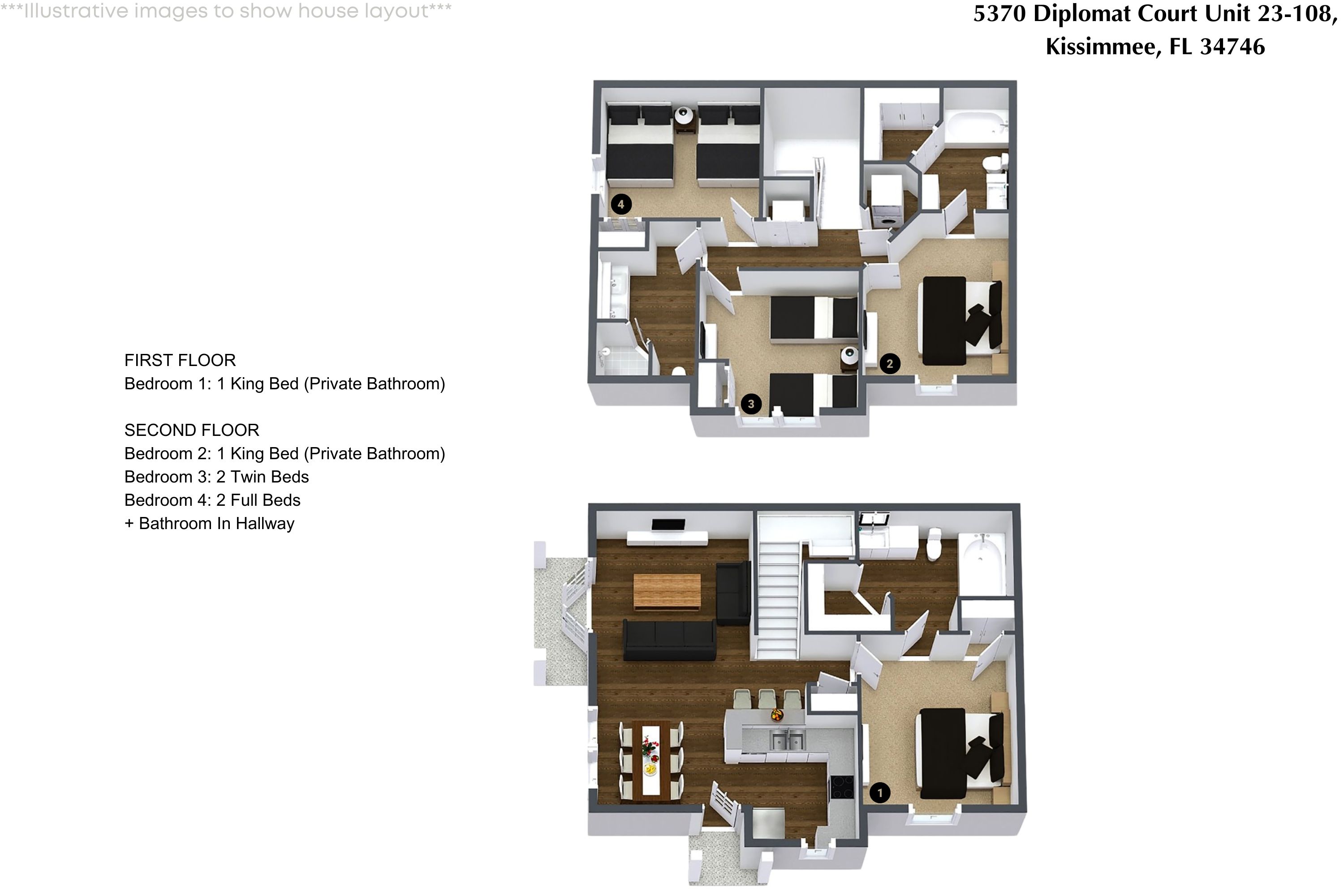 4 bedroom vacation townhouse at Lucaya Village - Image 29