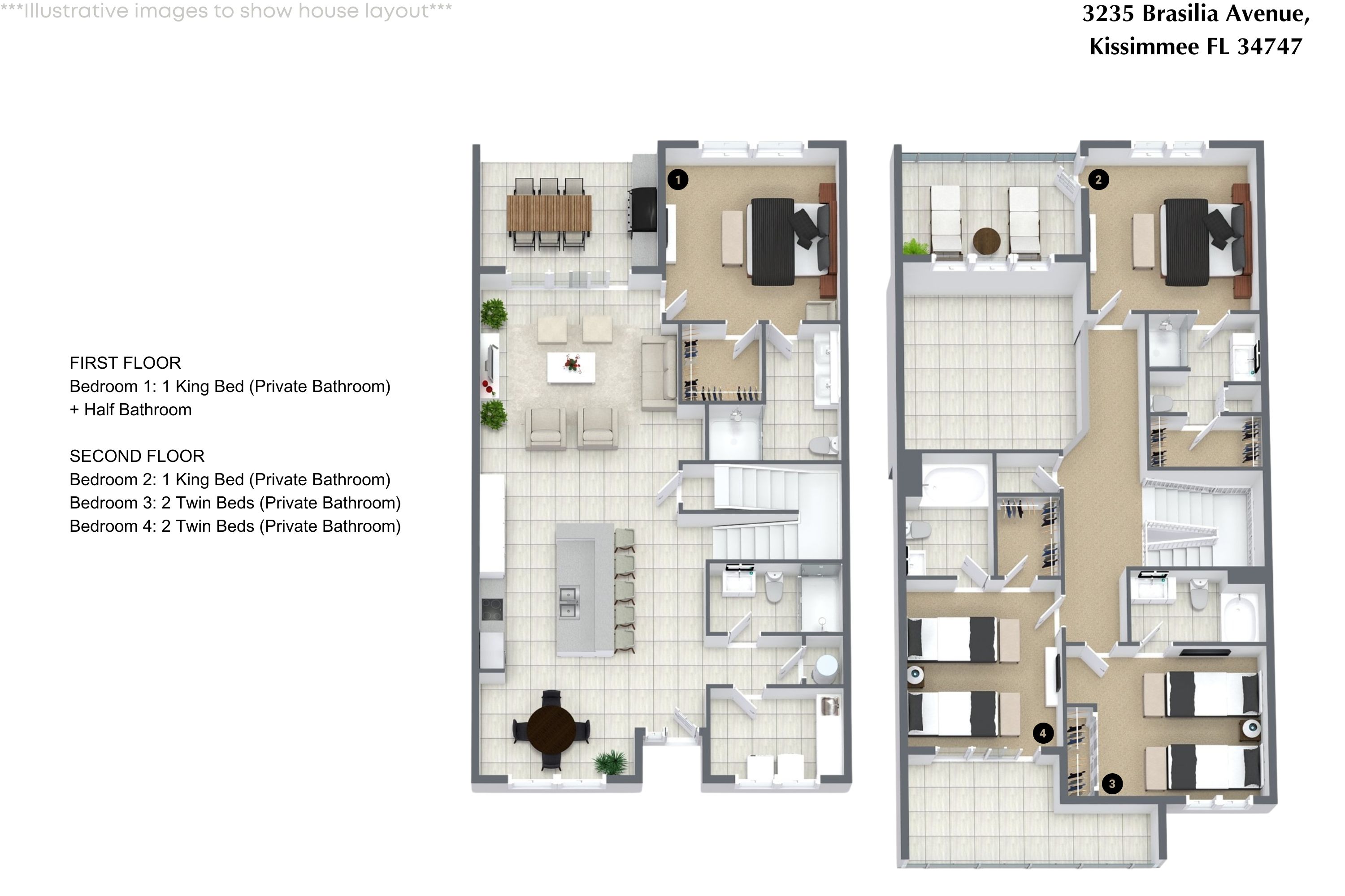 4 bedroom vacation townhouse at Magic Village Yards - Image 33