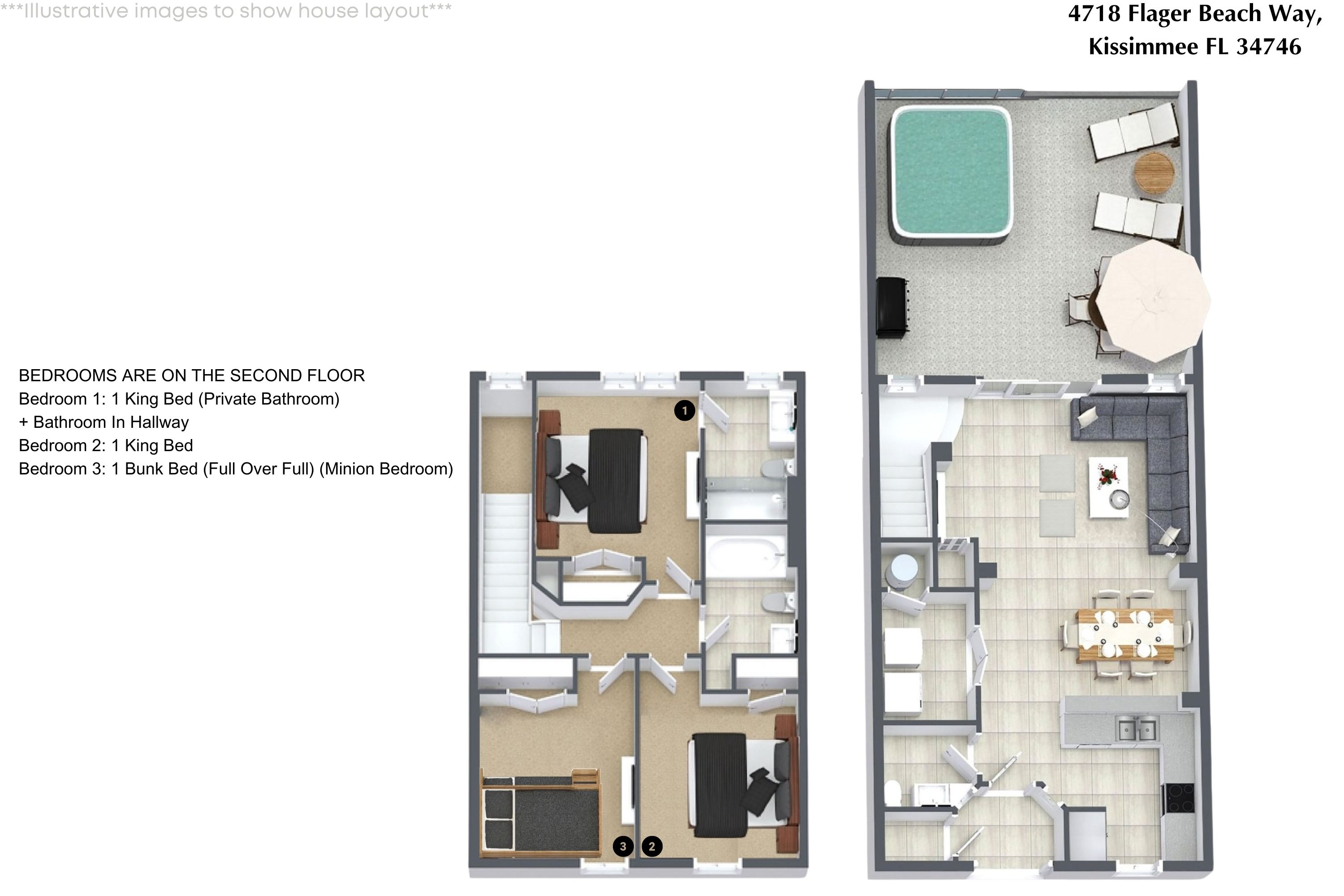 3 bedroom vacation townhouse at Terra Verde Resort - Image 33