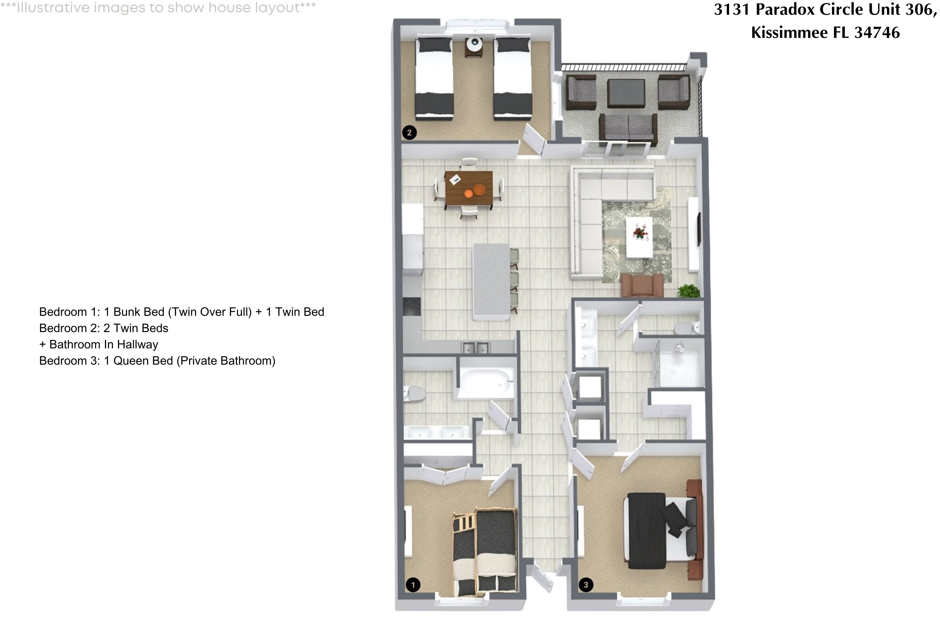 3 bedroom vacation apartment at Storey Lake - Image 29