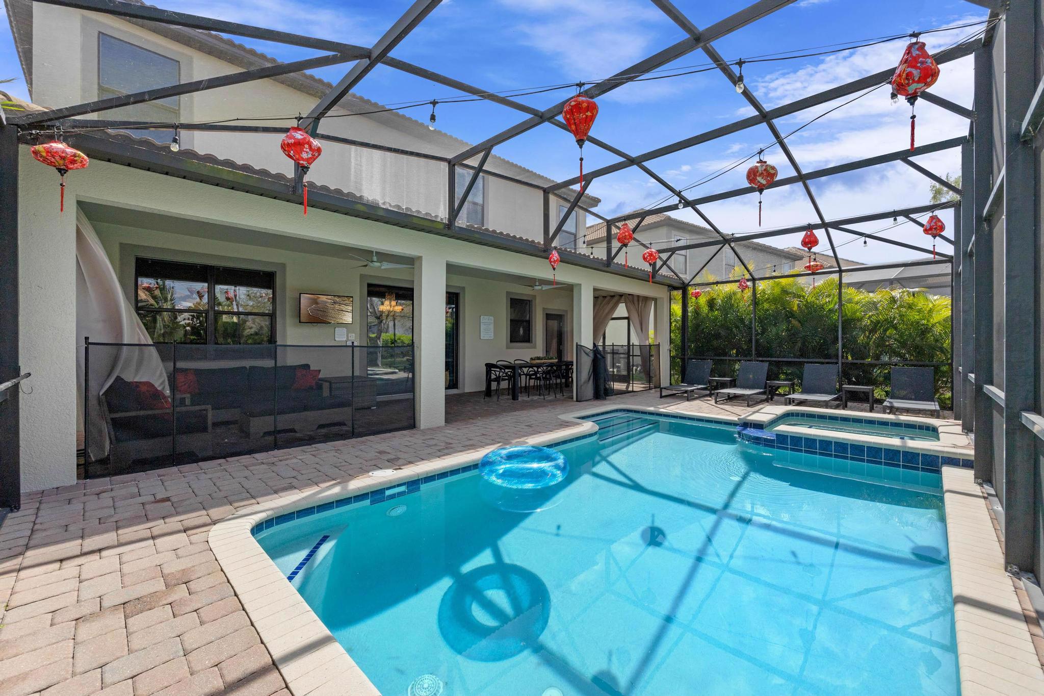 8 bedroom vacation house at Champions Gate - Image 39