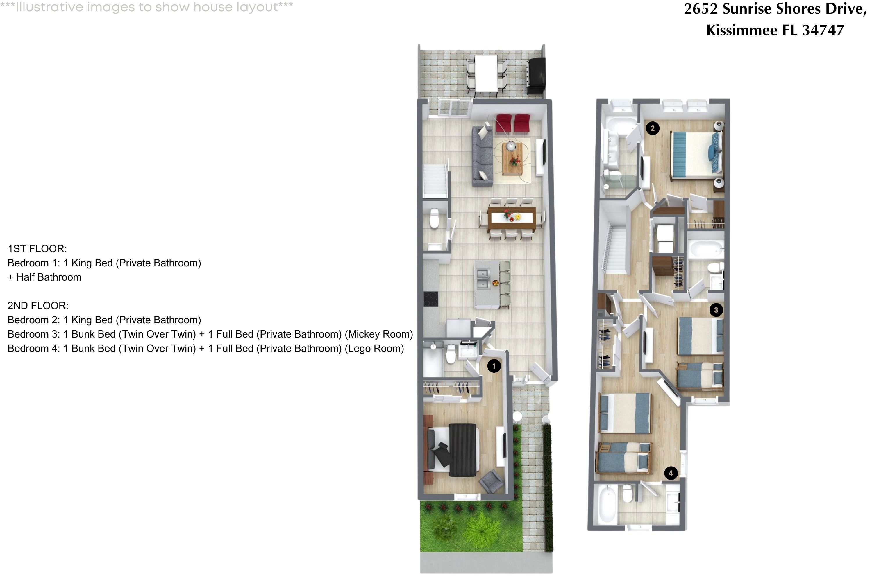 4 bedroom vacation townhouse at Summerville Resort - Image 35