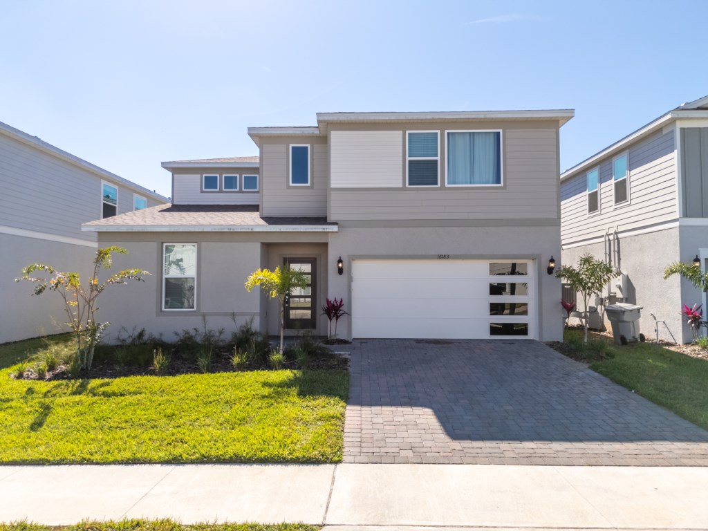 Exterior of the home