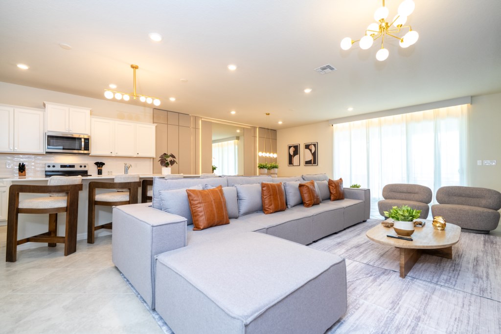 Open Floor Concept Living & Dining