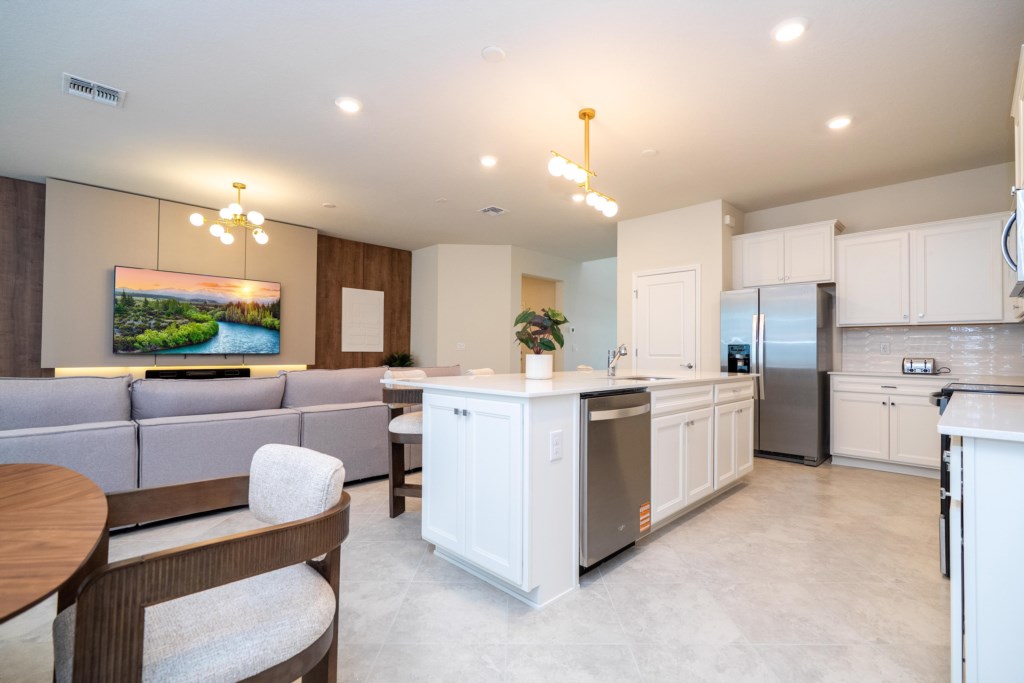 Open Floor Concept Living & Dining