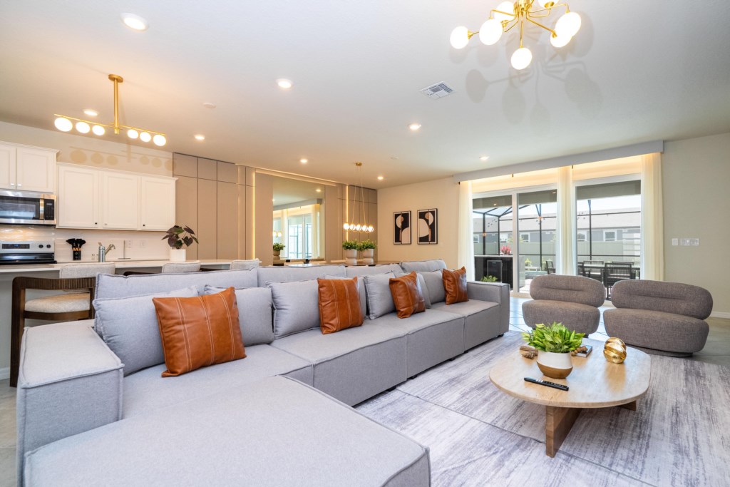 Open Floor Concept Living & Dining