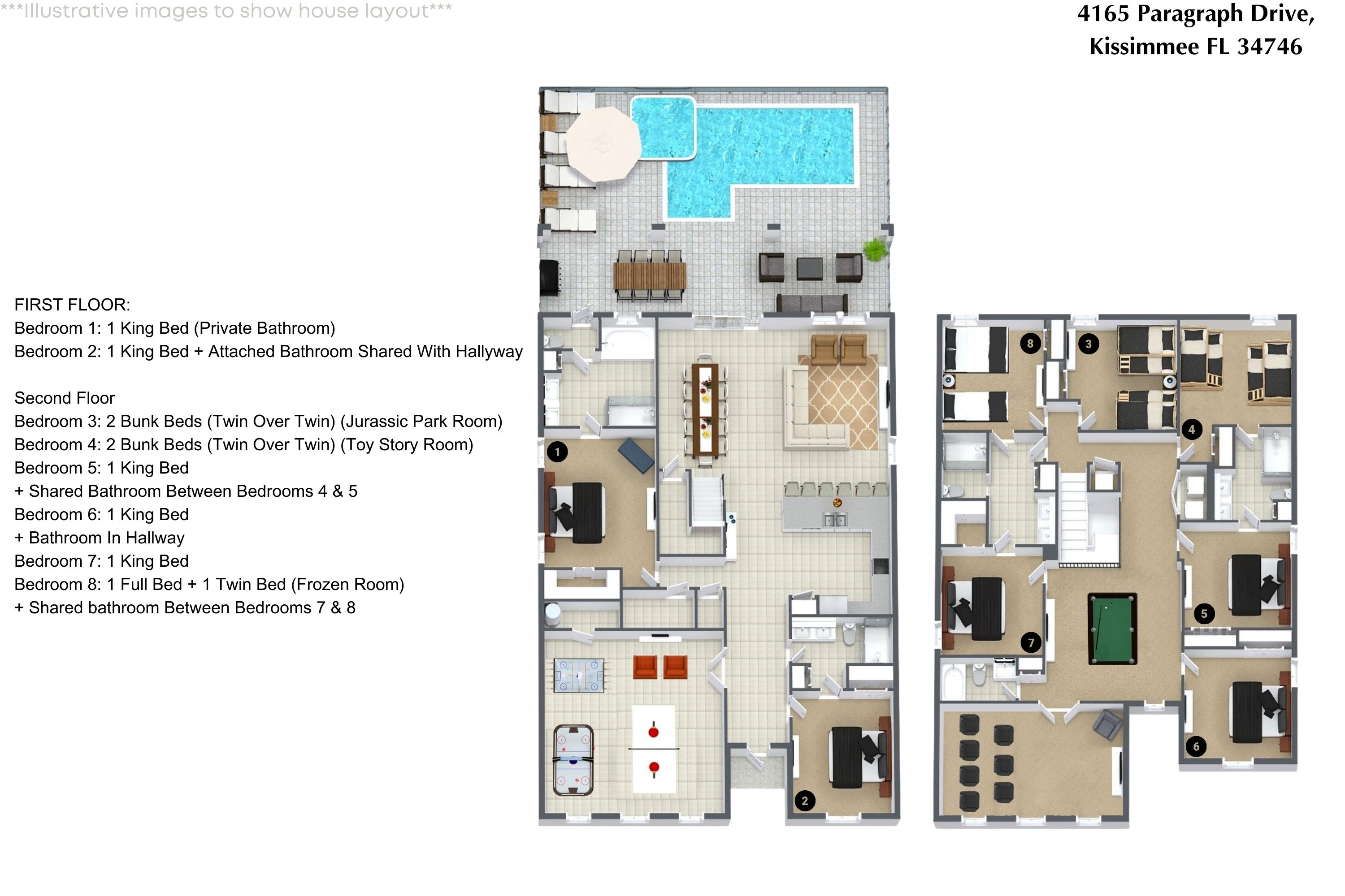 8 bedroom vacation house at Storey Lake - Image 50