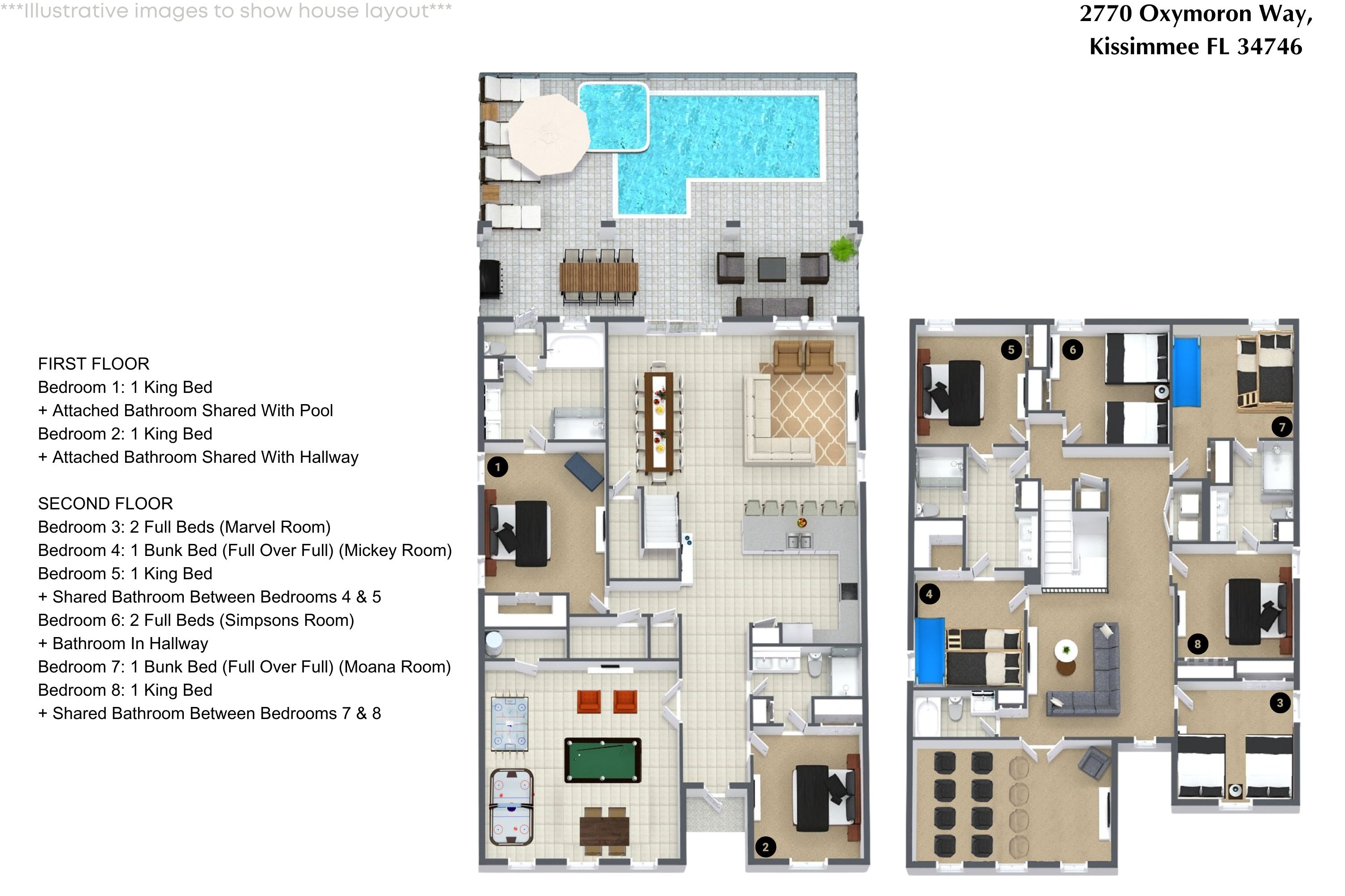 8 bedroom vacation house at Storey Lake - Image 56