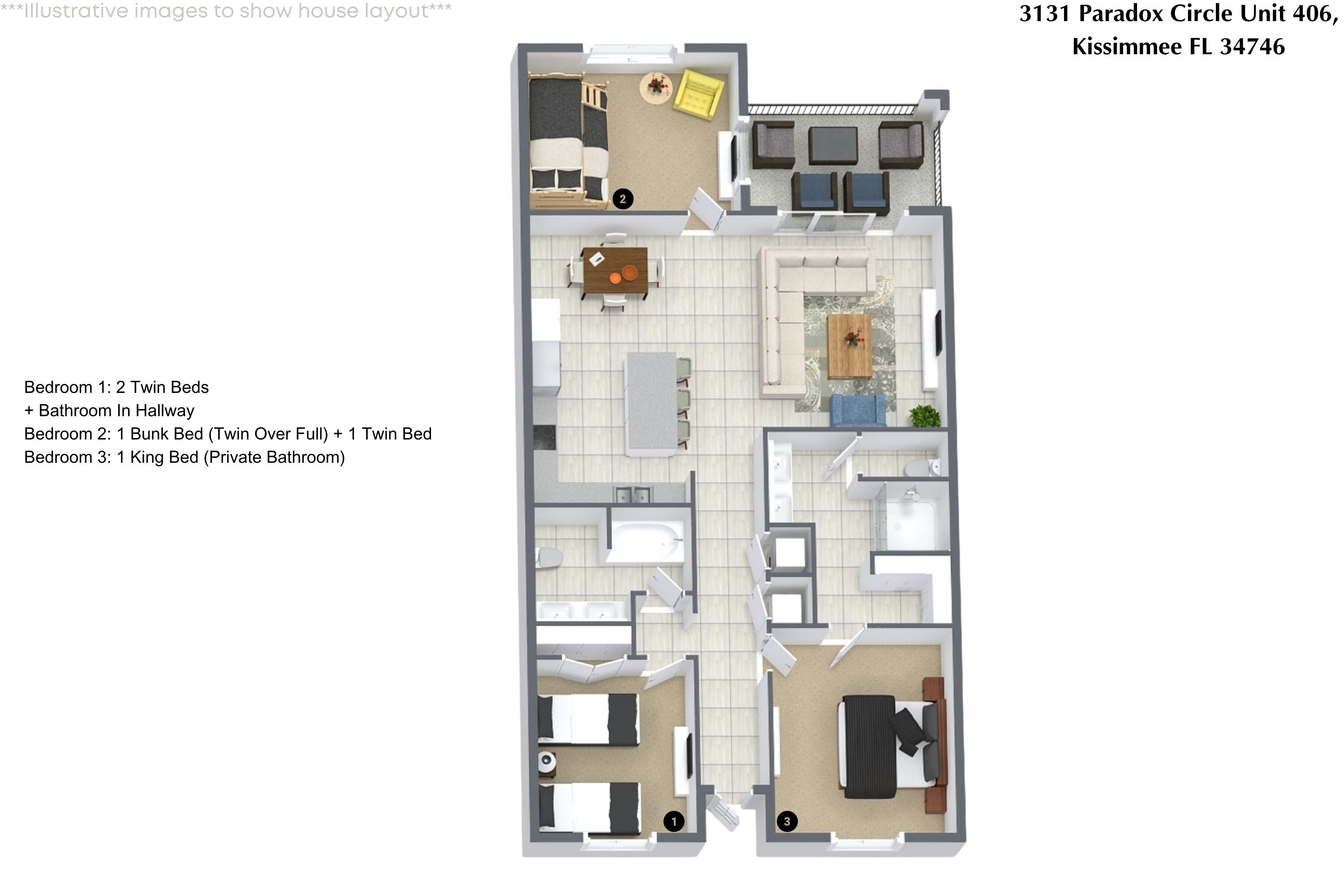 3 bedroom vacation apartment at Storey Lake - Image 27