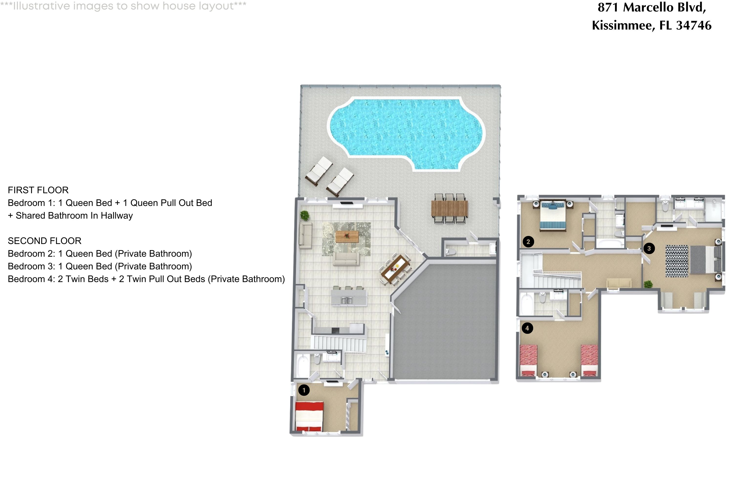4 bedroom vacation house at Bella Vida - Image 36