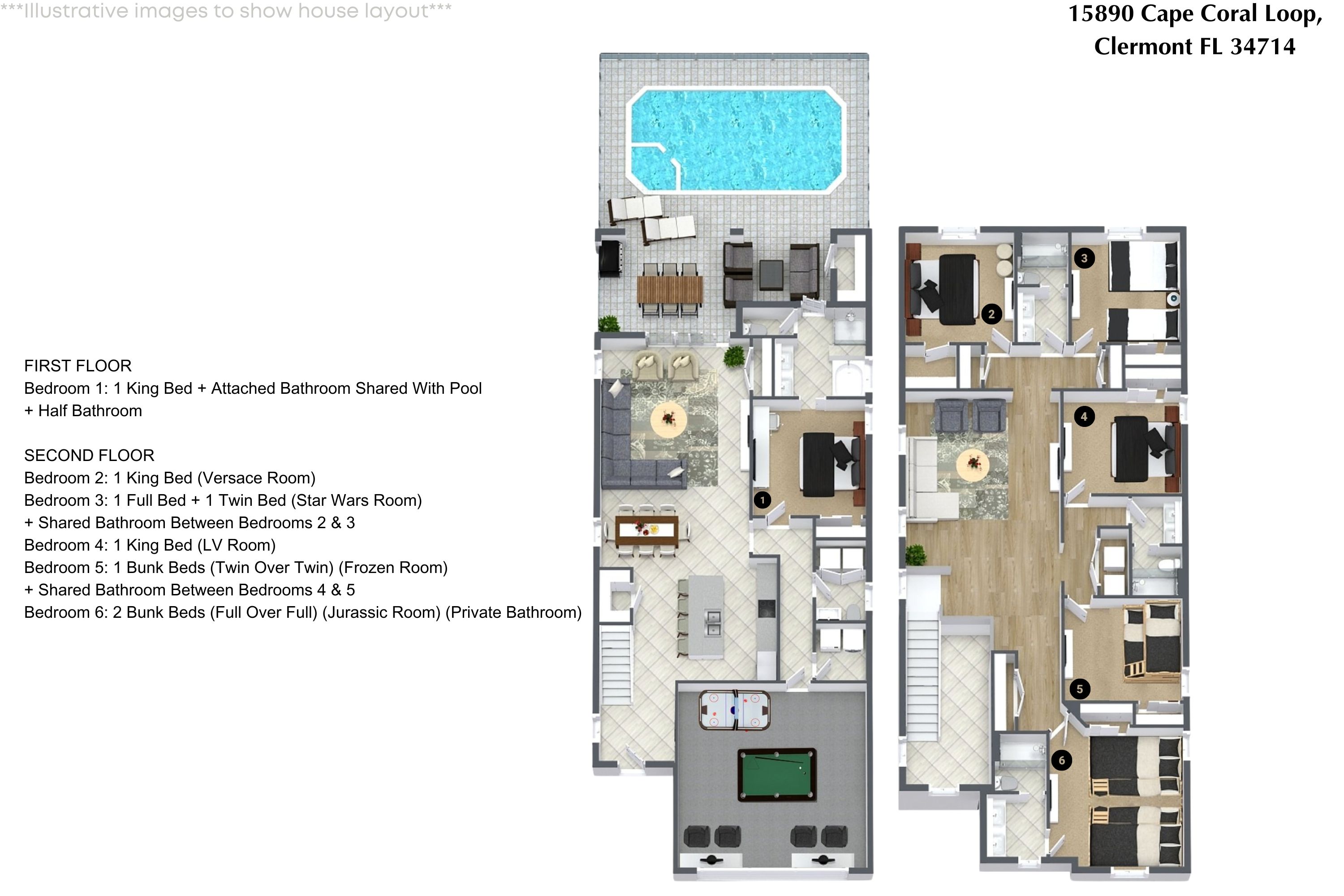 6 bedroom vacation house at Windsor Cay - Image 46