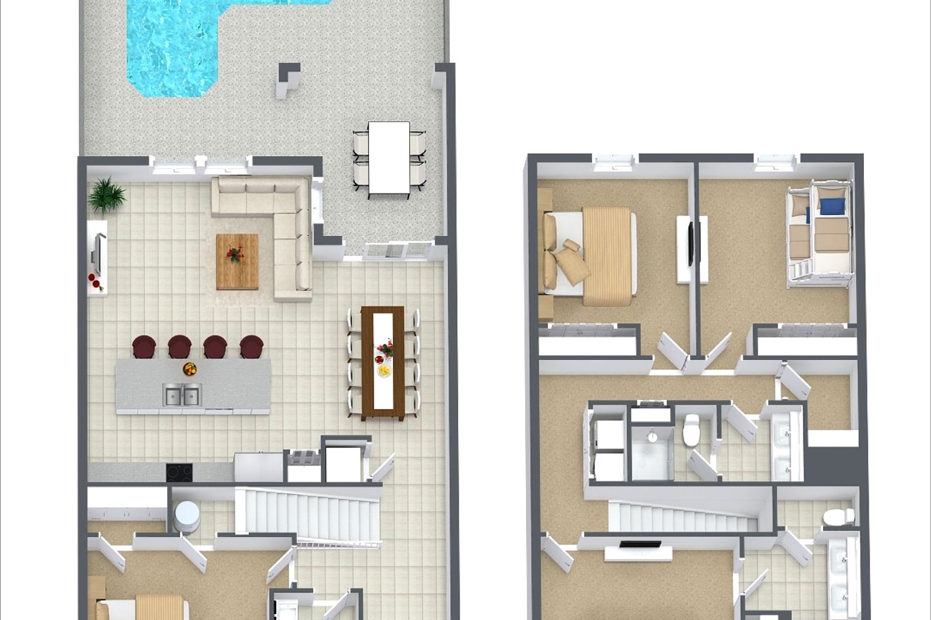 4 bedroom vacation townhouse at Storey Lake - Image 29