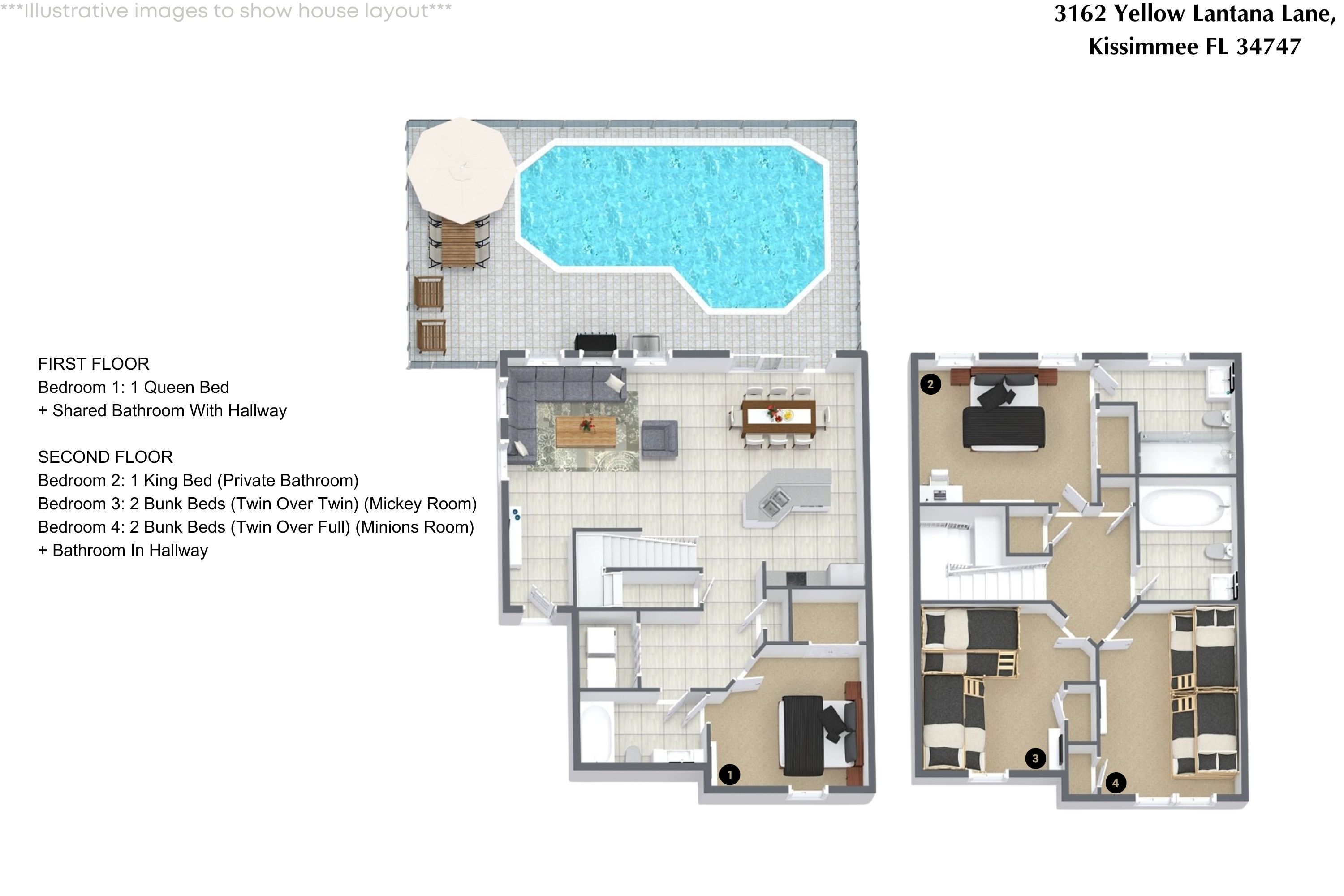 4 bedroom vacation townhouse at Encantada Resort - Image 41