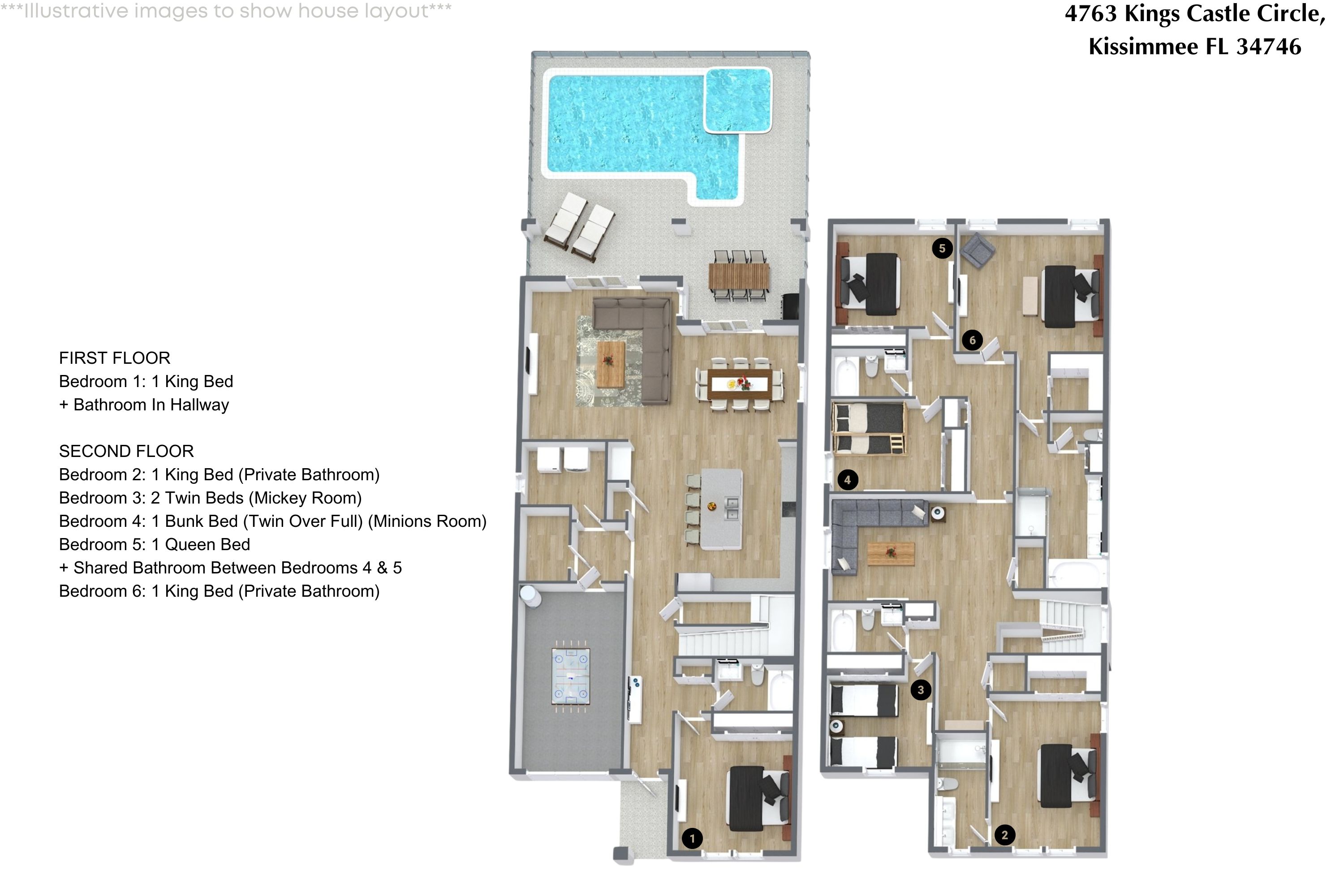 6 bedroom vacation house at Storey Lake - Image 41