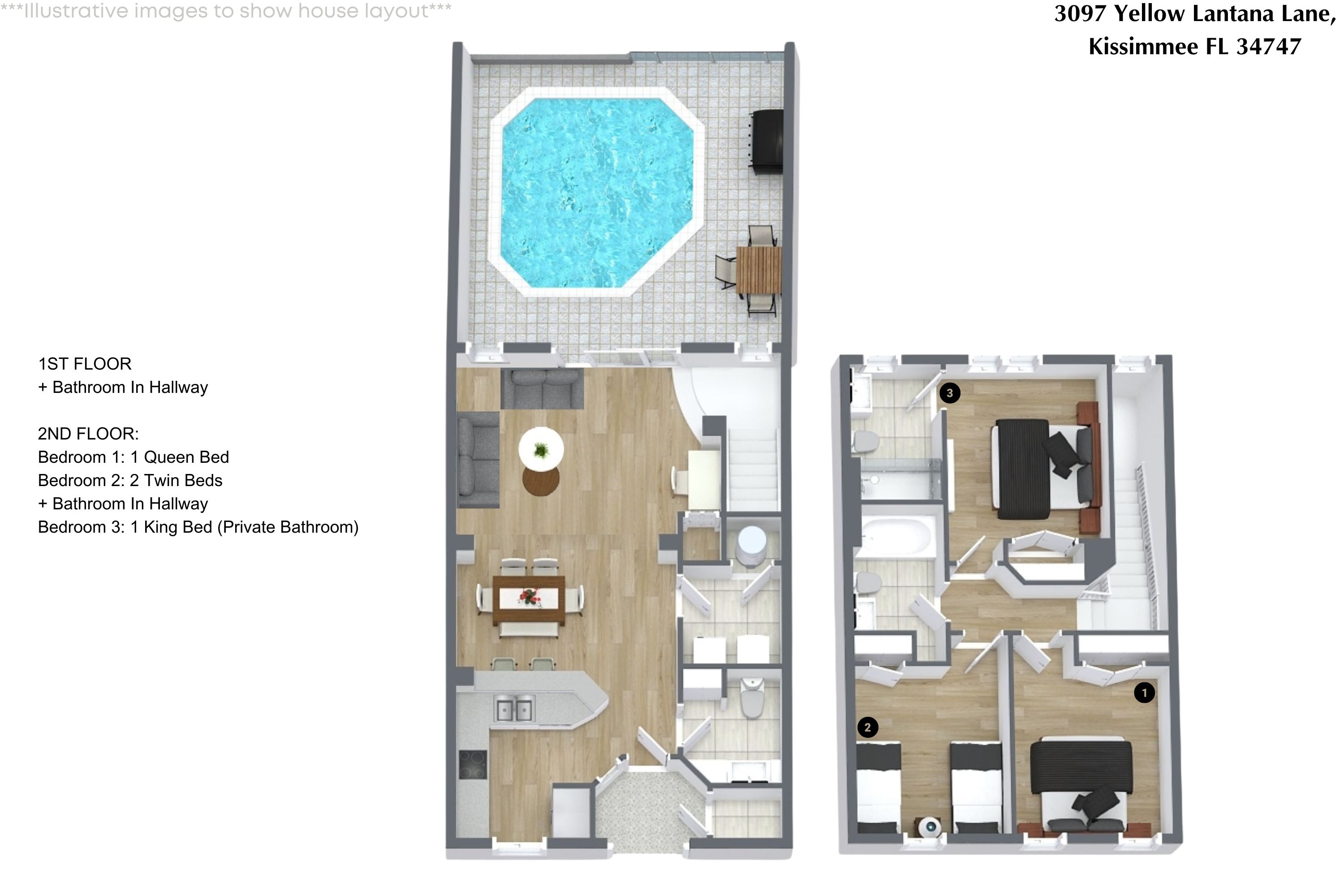 3 bedroom vacation townhouse at Encantada Resort - Image 33