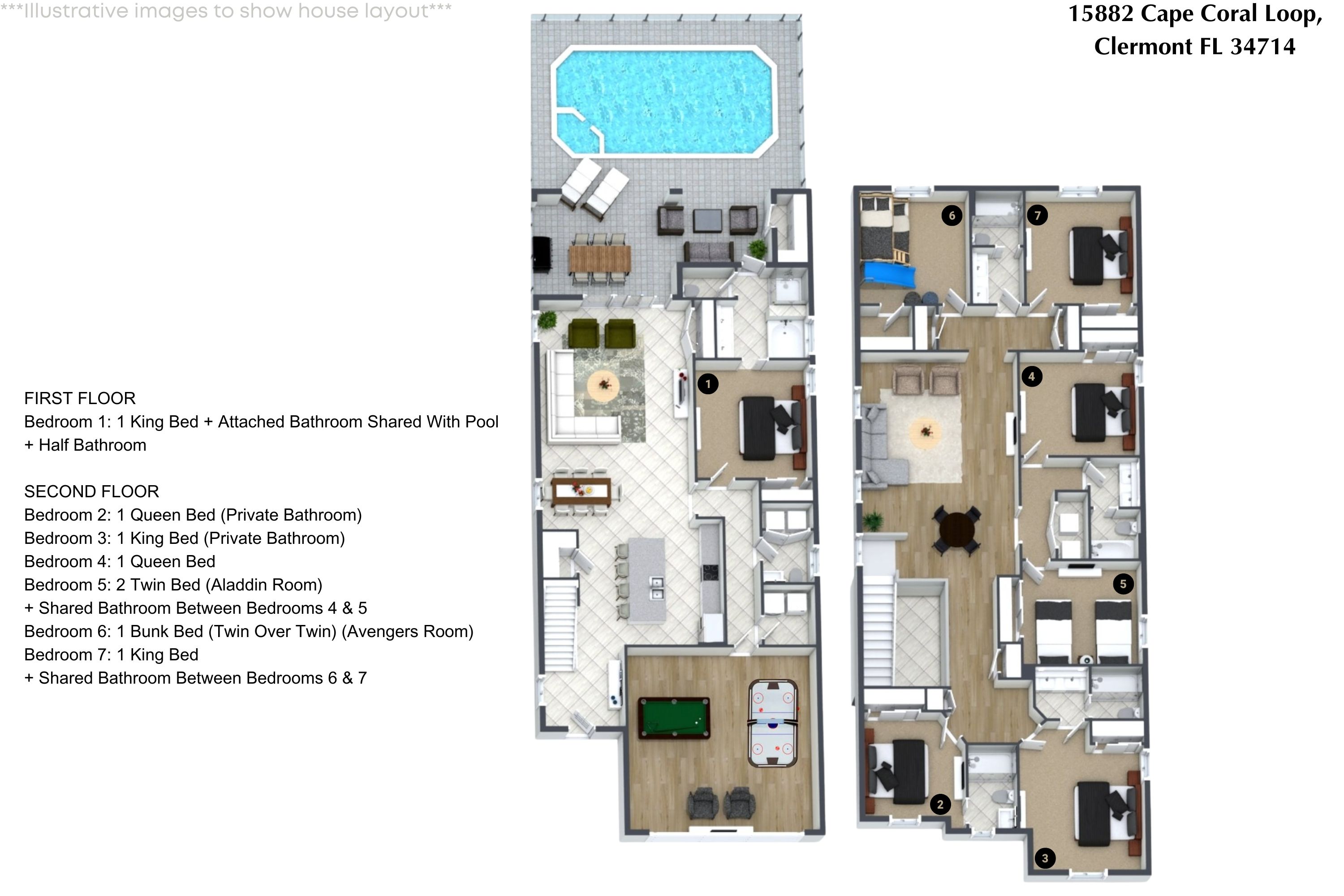 7 bedroom vacation house at Windsor Cay - Image 54