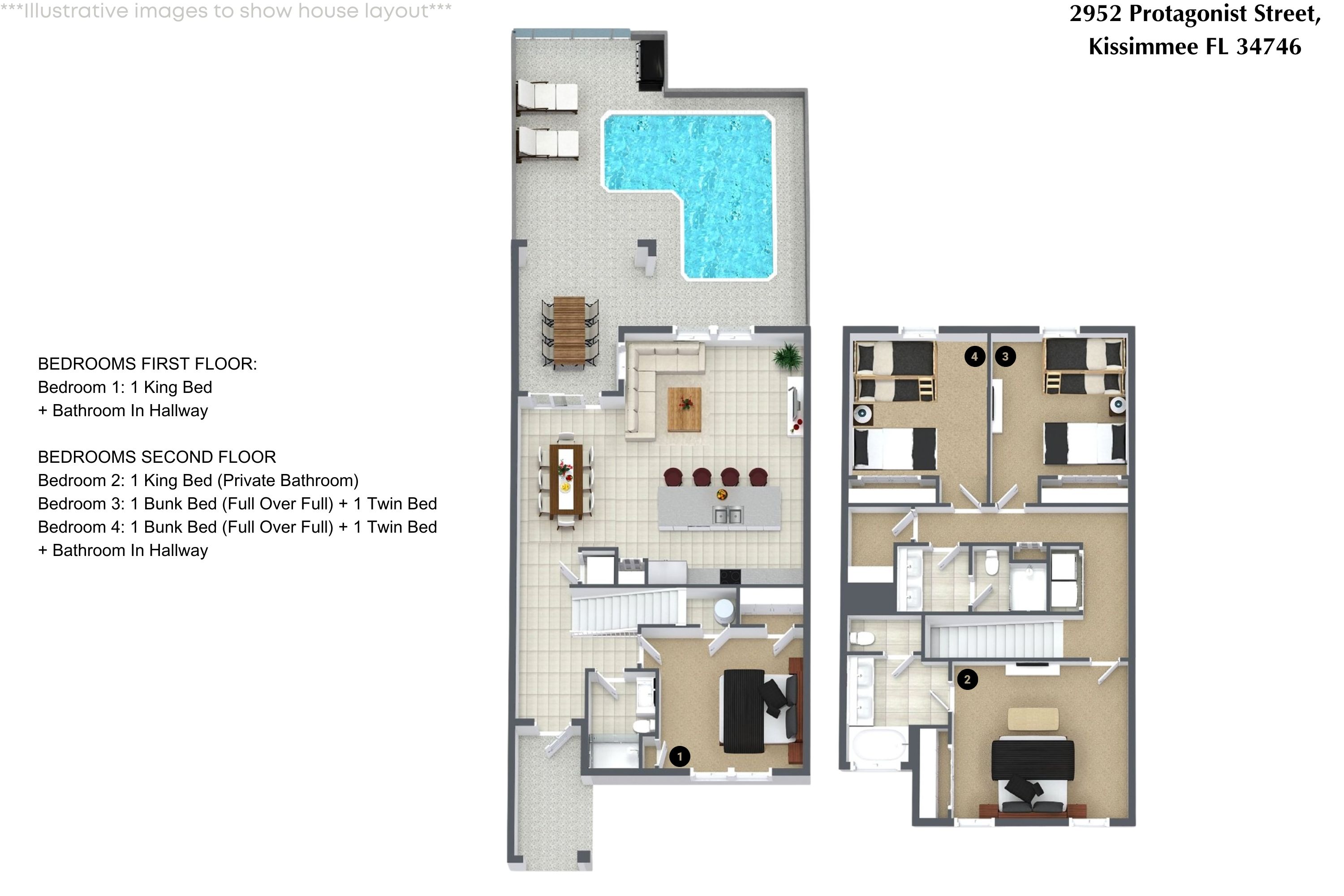 4 bedroom vacation townhouse at Storey Lake - Image 29