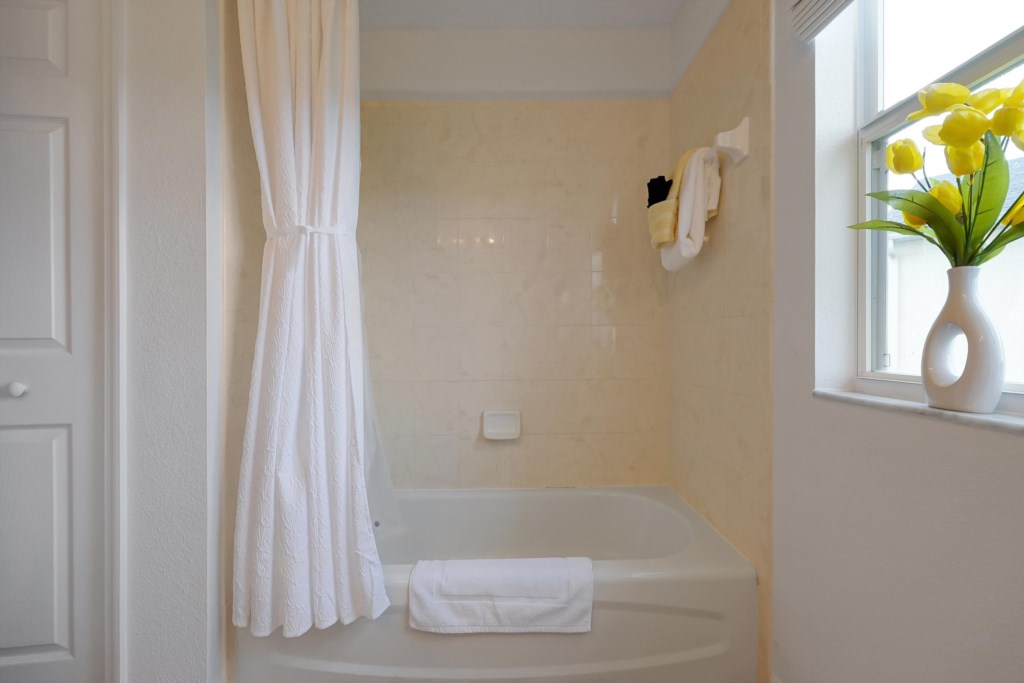 Bath Tub with Overhead shower