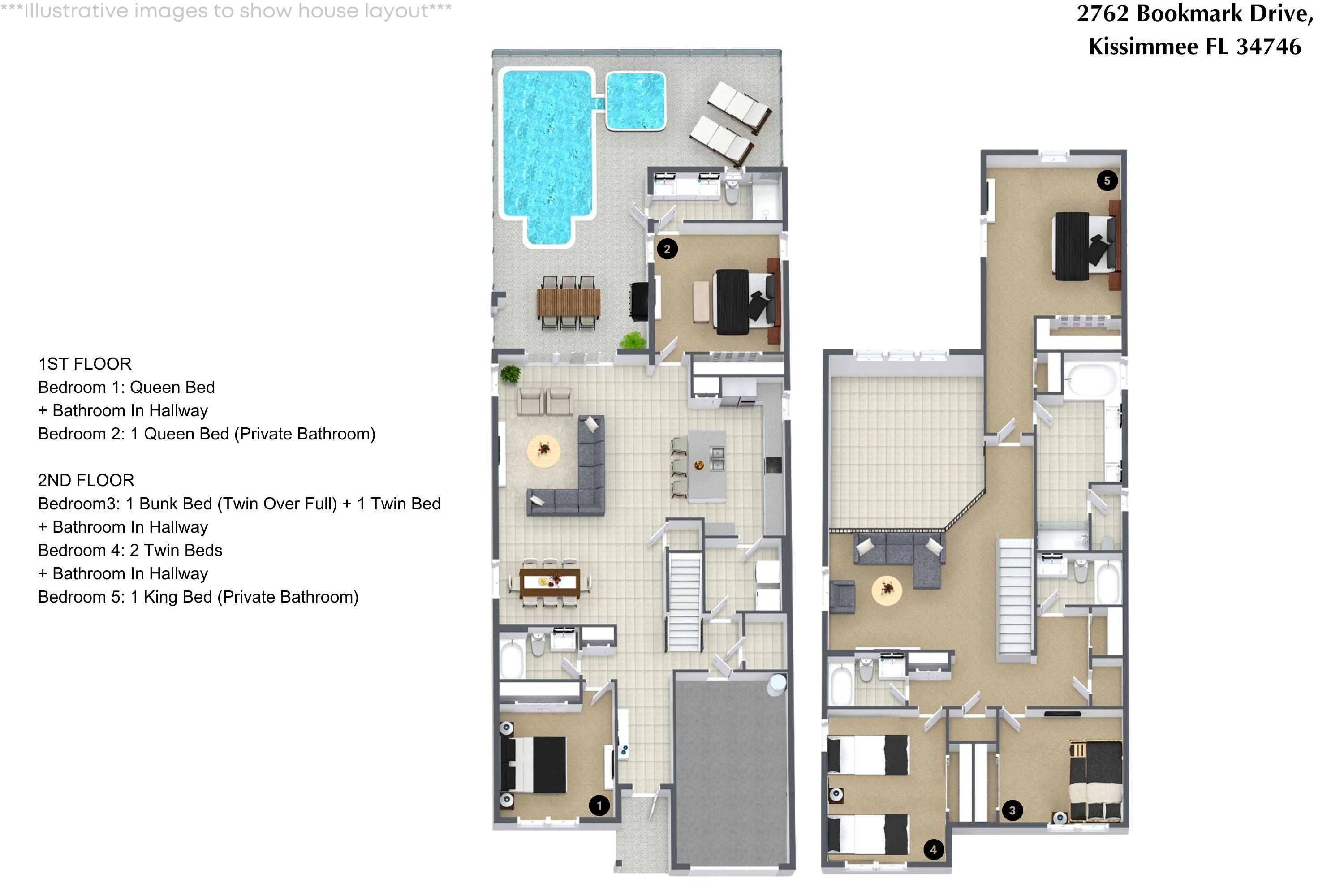 5 bedroom vacation house at Storey Lake - Image 39