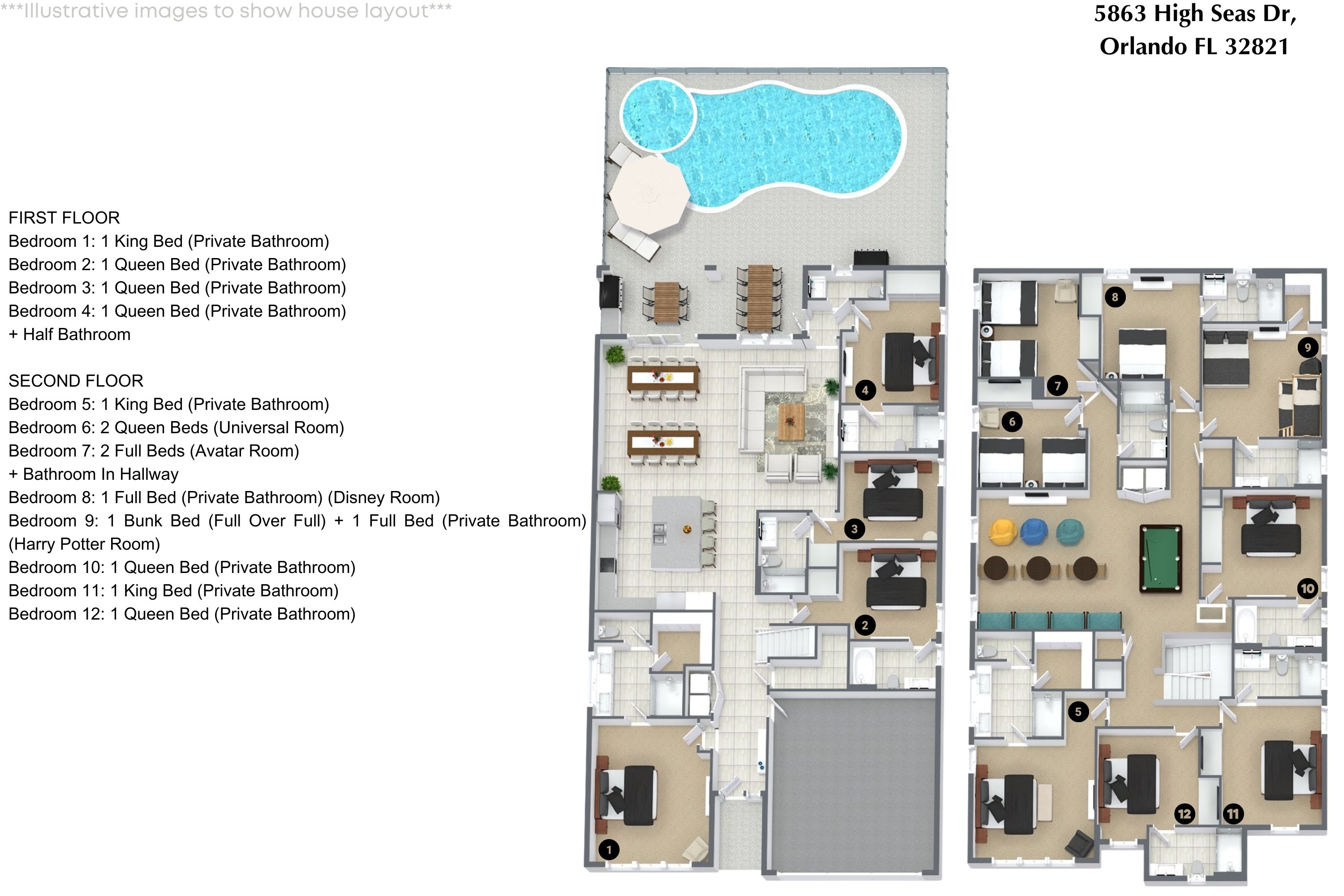 12 bedroom vacation house at Paradiso Grande - Image 47