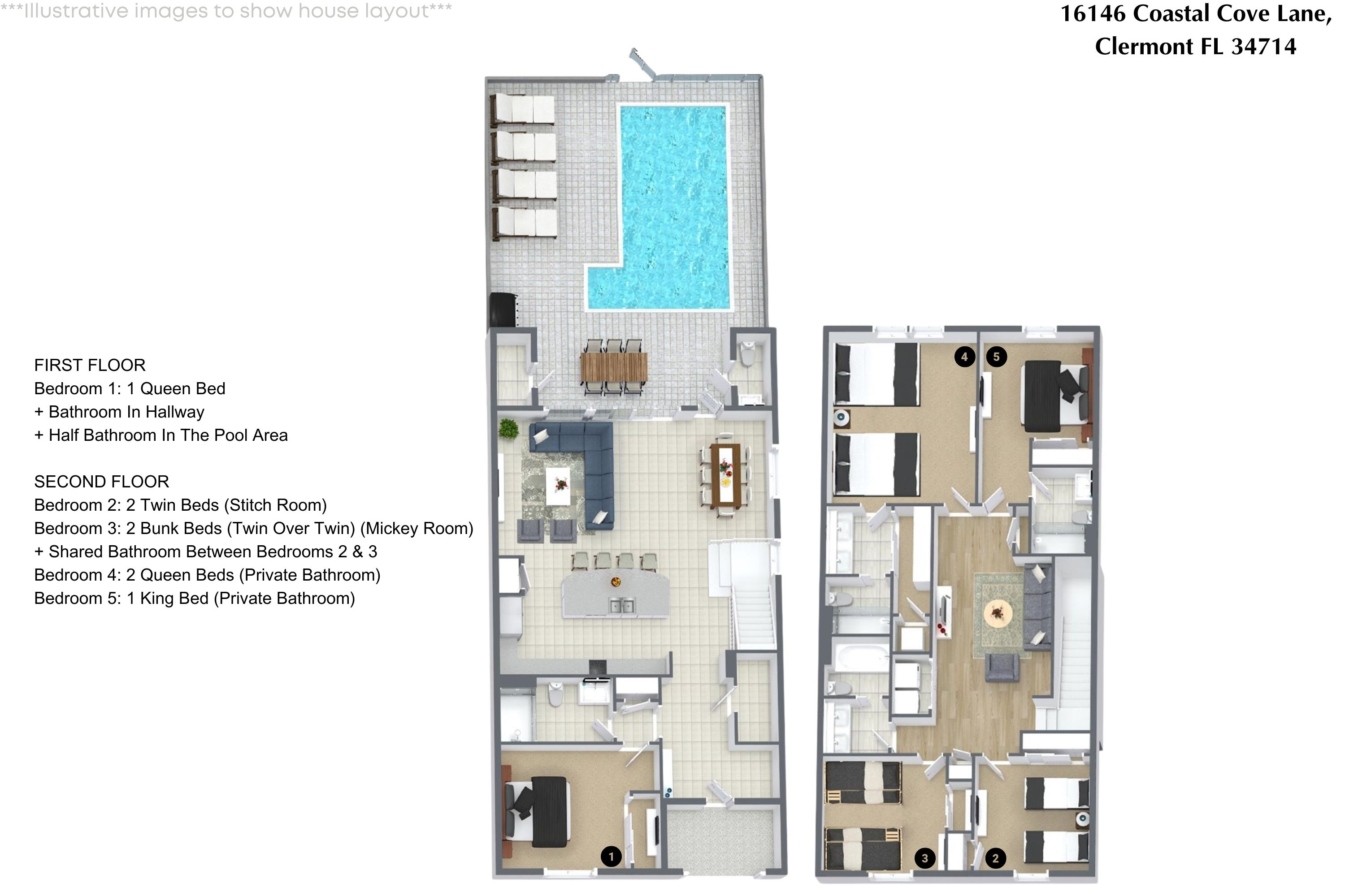 5 bedroom vacation townhouse at Windsor Cay - Image 37