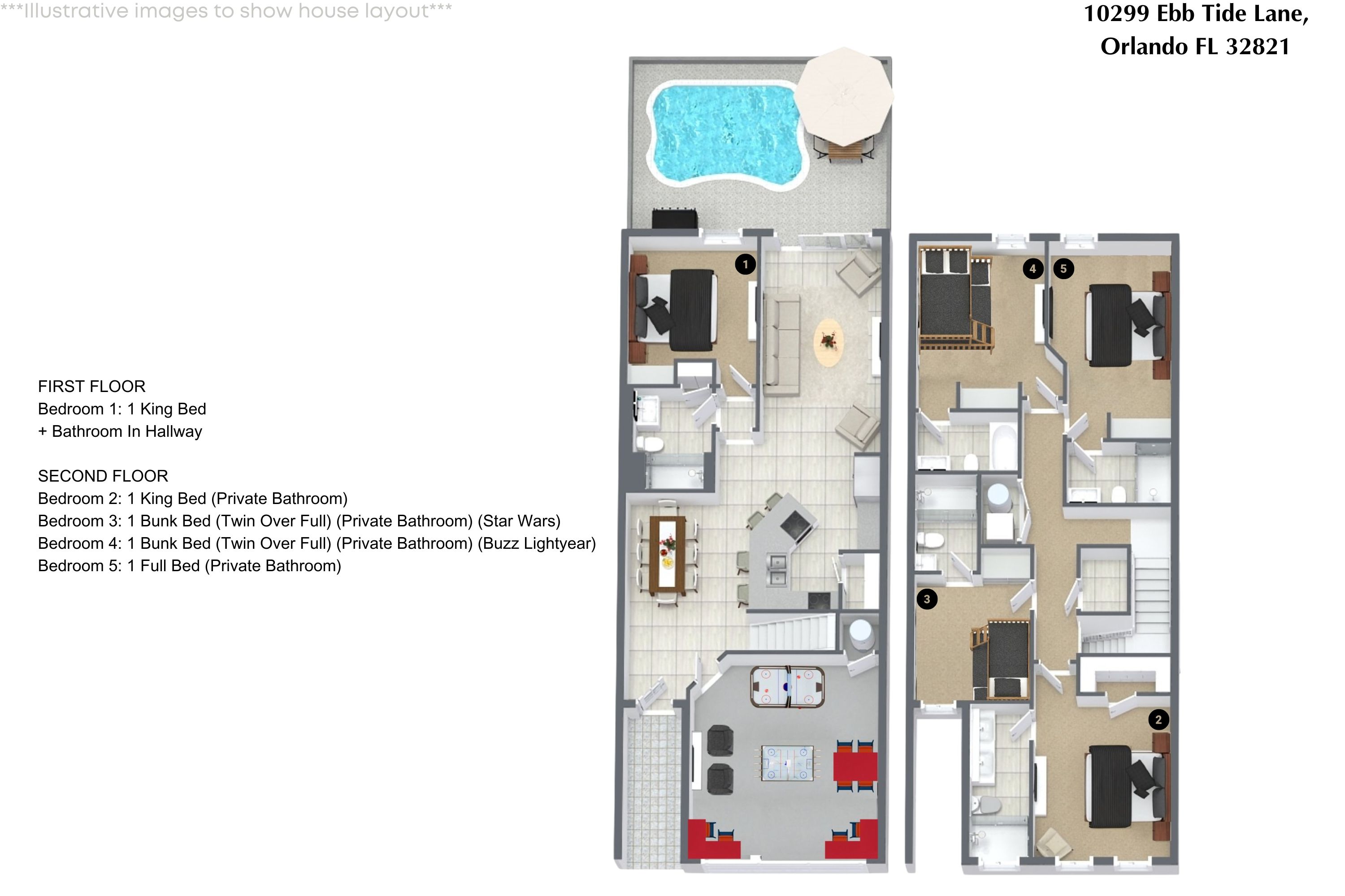 5 bedroom vacation townhouse at Paradiso Grande - Image 39