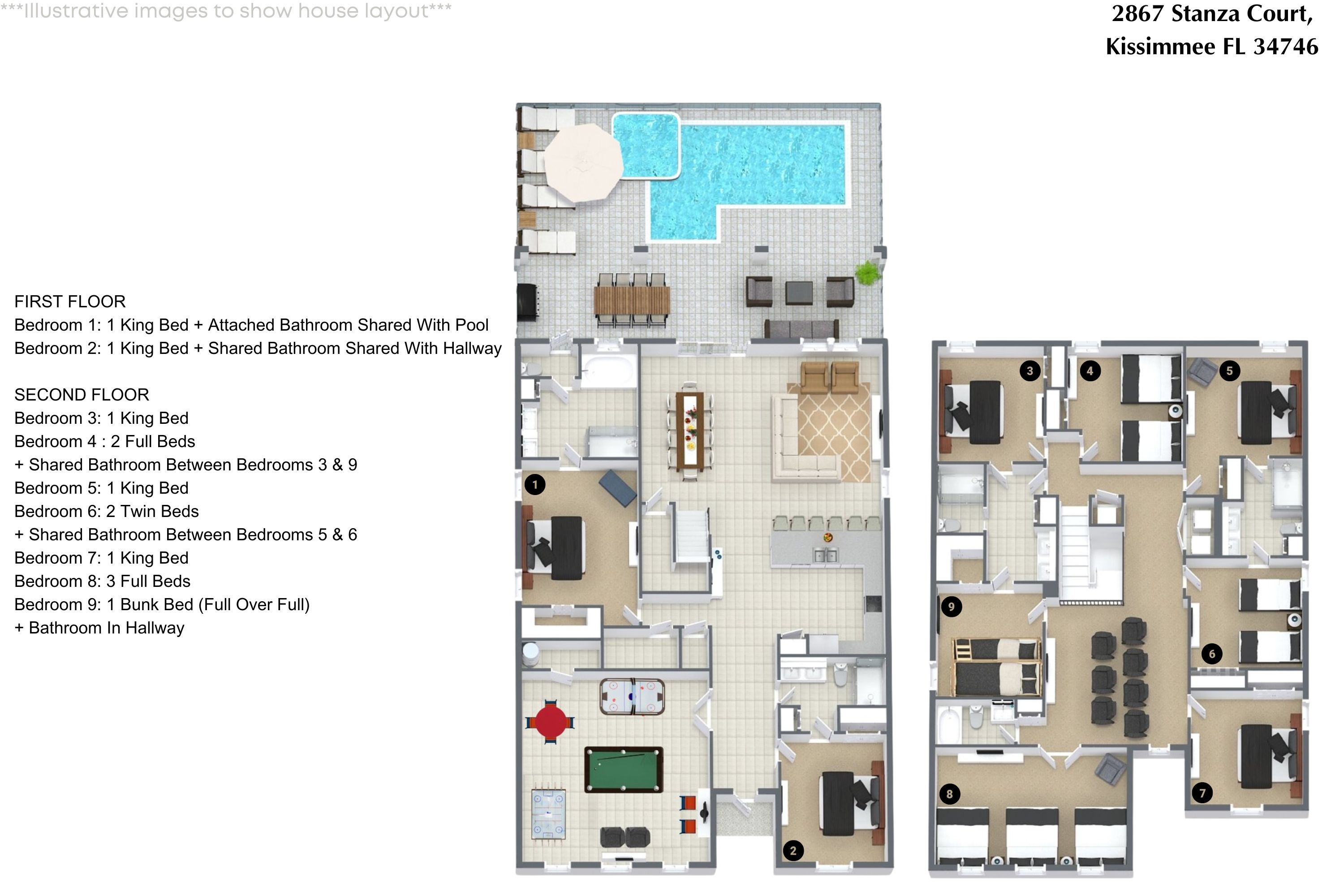 9 bedroom vacation house at Storey Lake - Image 51