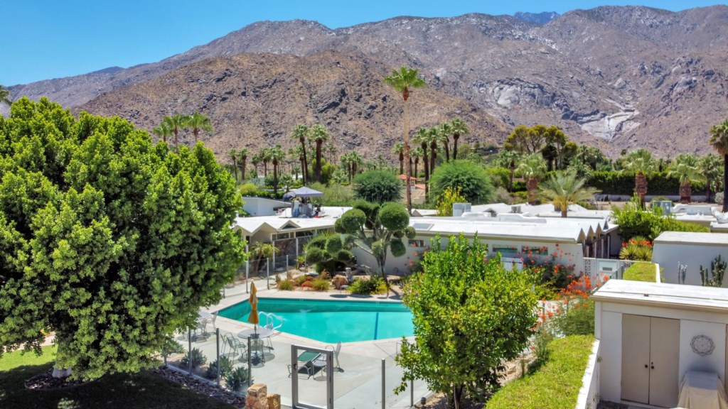 Pool Area with Fruit Trees