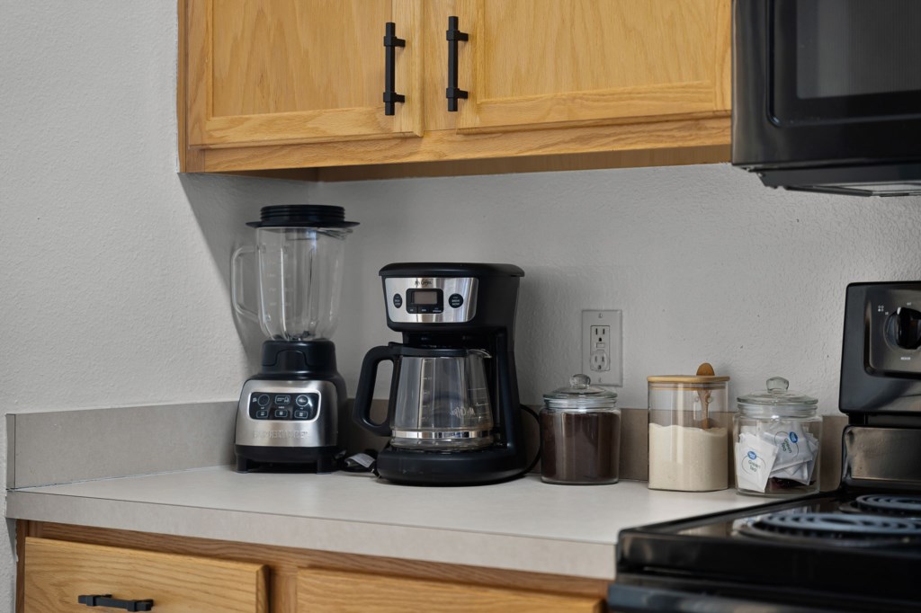 Cozy coffee corner with all your favorites.