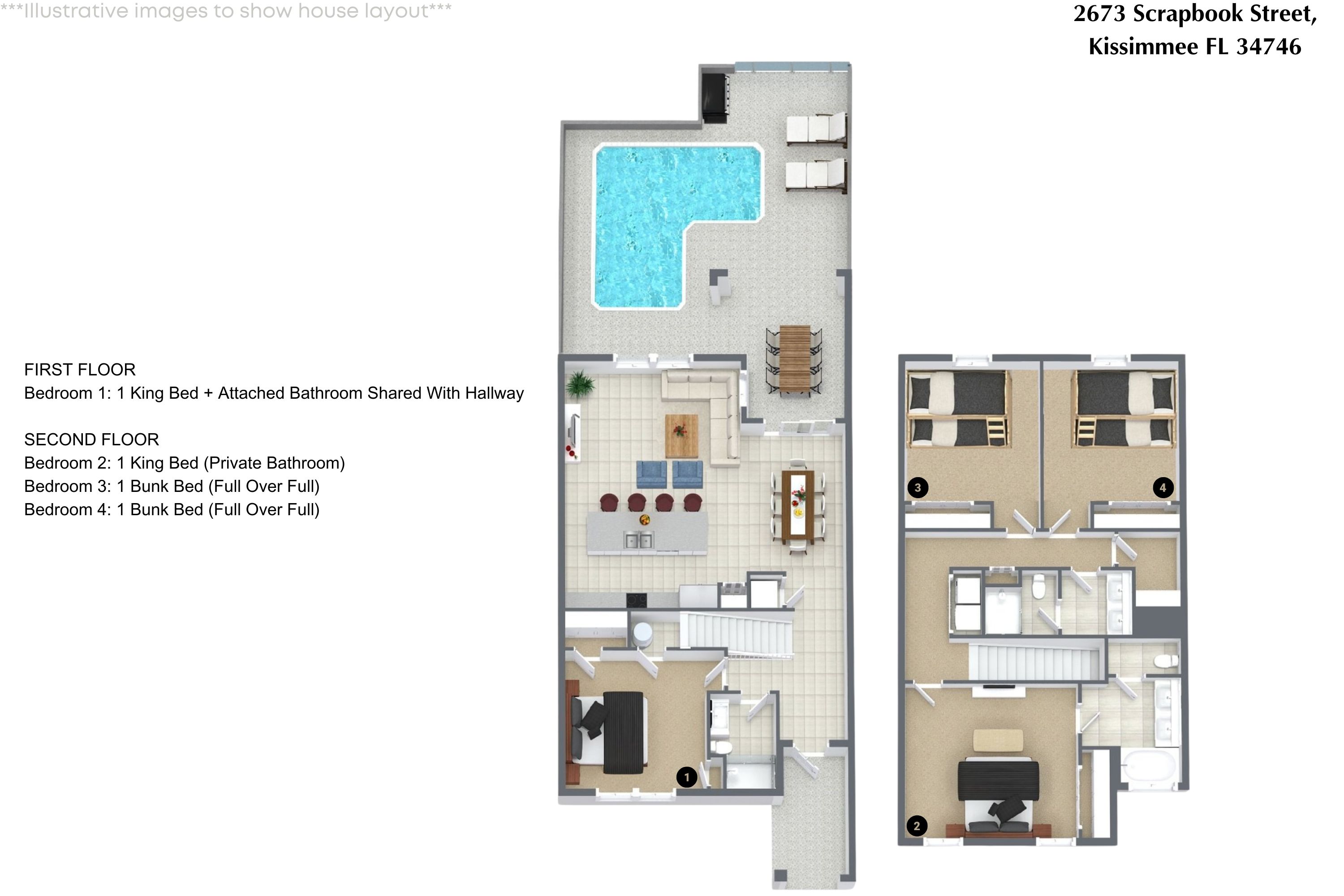 4 bedroom vacation townhouse at Storey Lake - Image 32