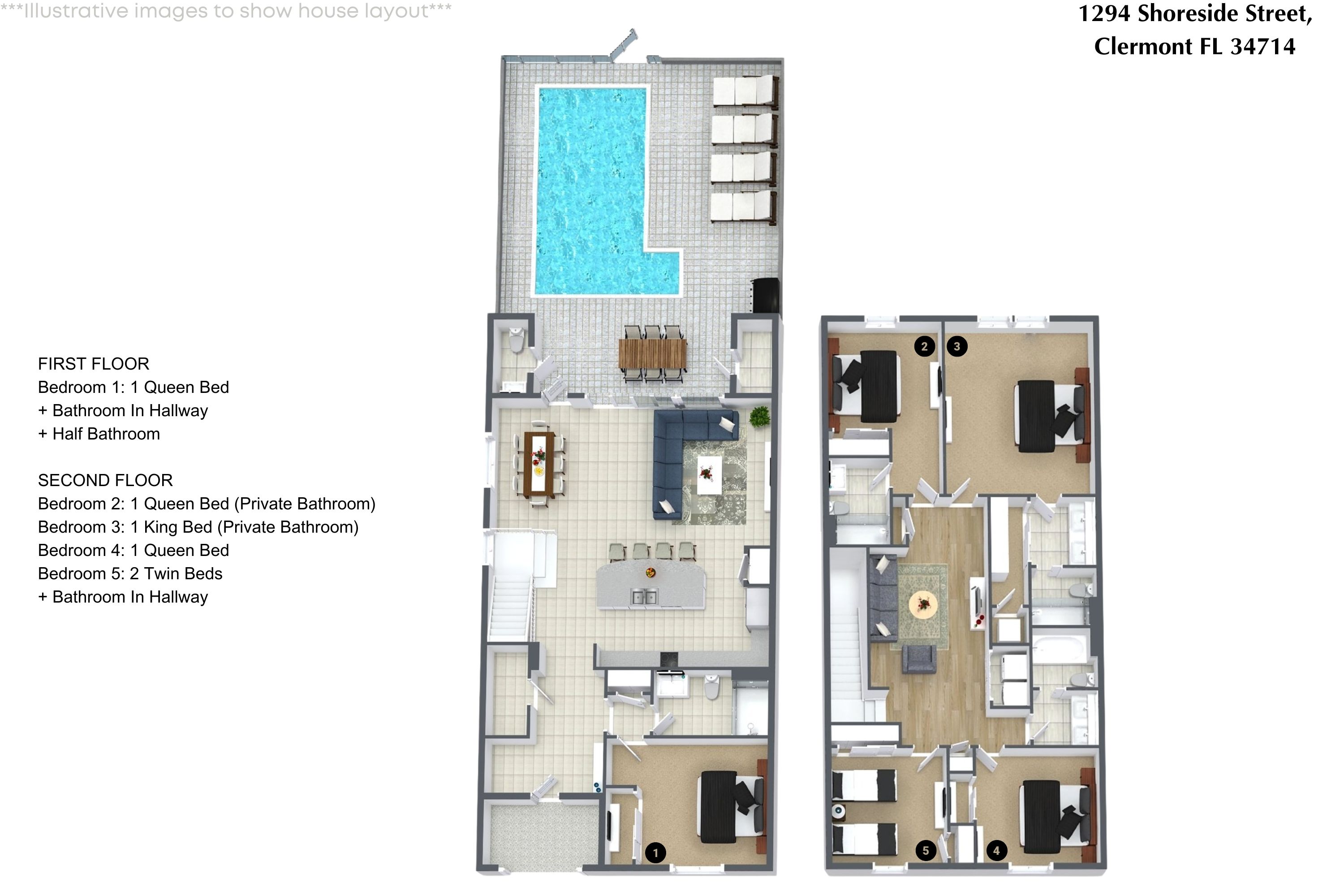 5 bedroom vacation townhouse at Windsor Cay - Image 41