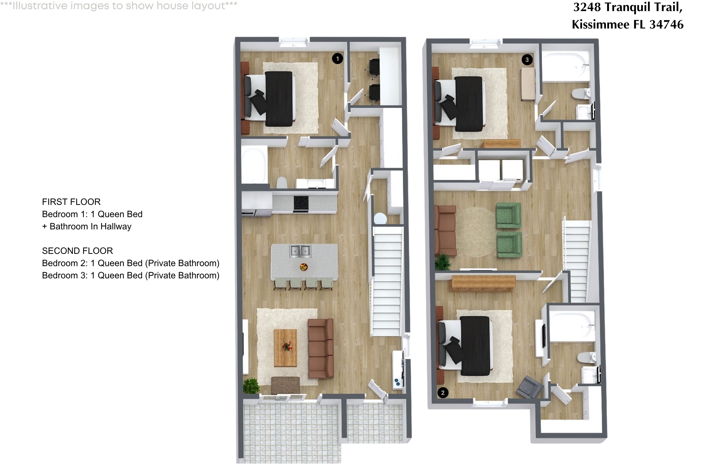 3 bedroom vacation townhouse at The Hub at Westside - Image 29