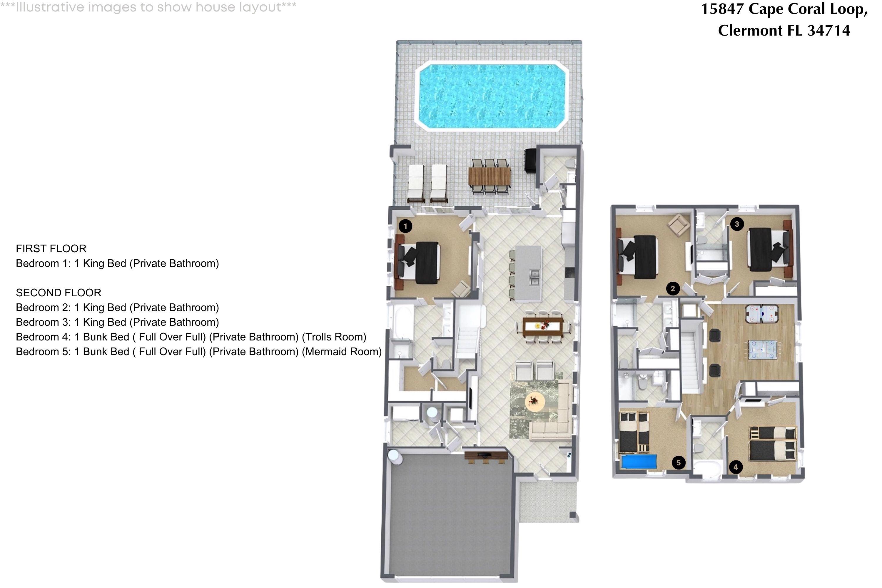 5 bedroom vacation house at Windsor Cay - Image 47