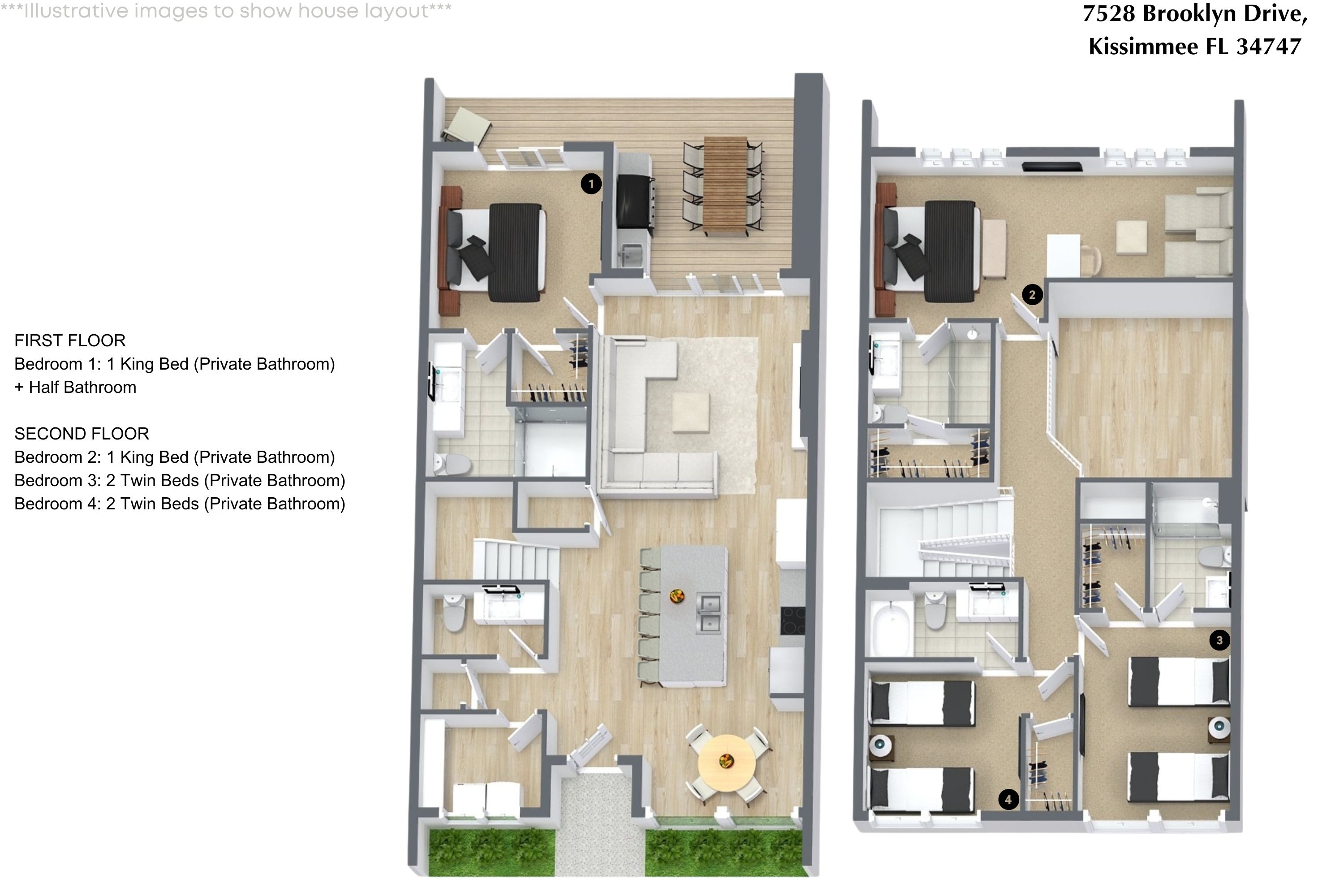 4 bedroom vacation townhouse at Magic Village Views - Image 39