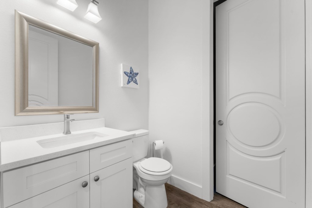 Half Bathroom On 1st Floor