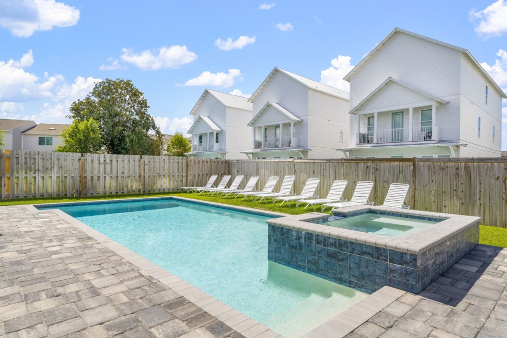 Backyard and Pool