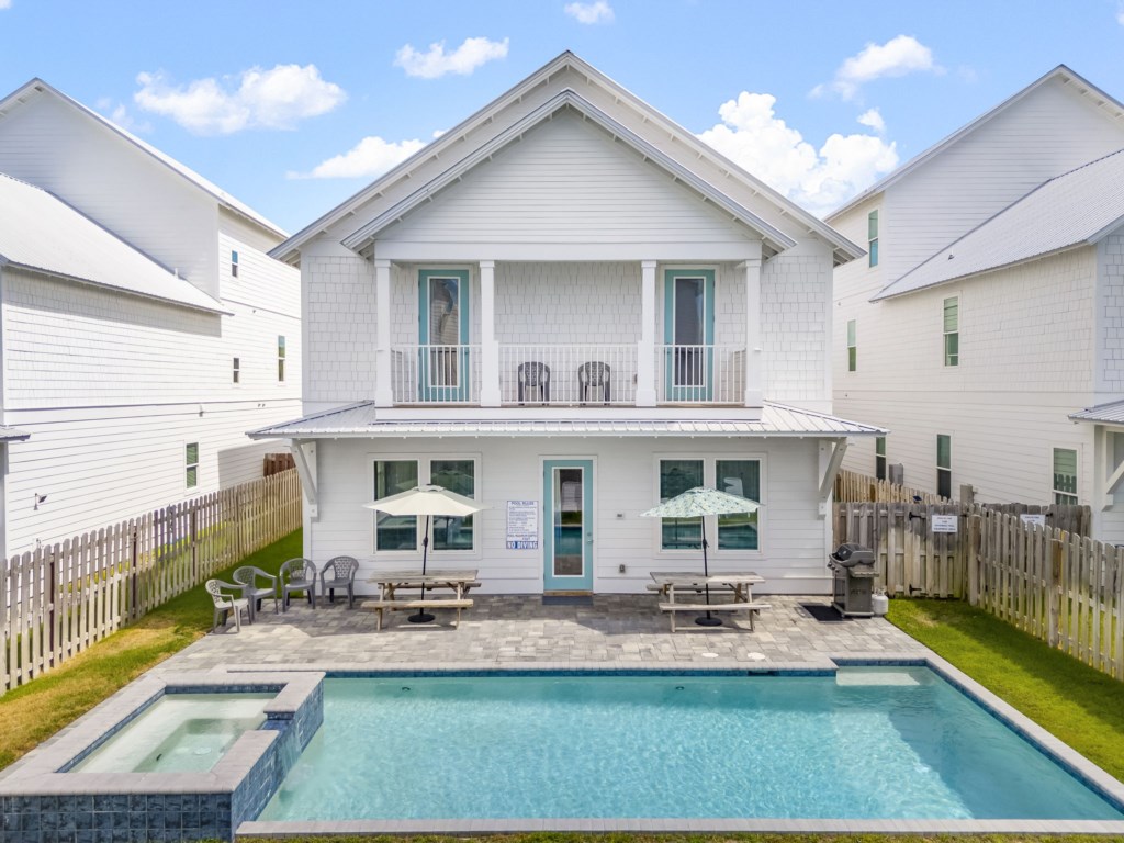 Backyard and Pool