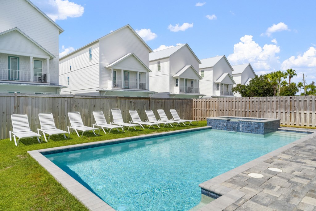 Backyard and Pool