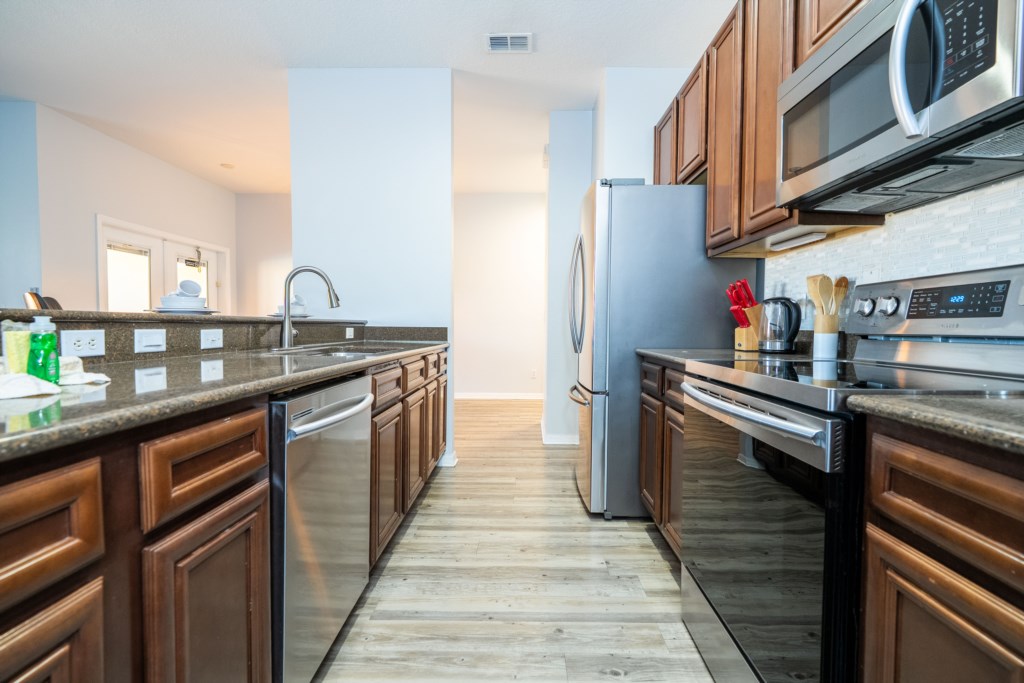 Fully equipped kitchen