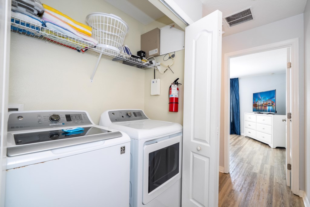 In-unit washer and dryer