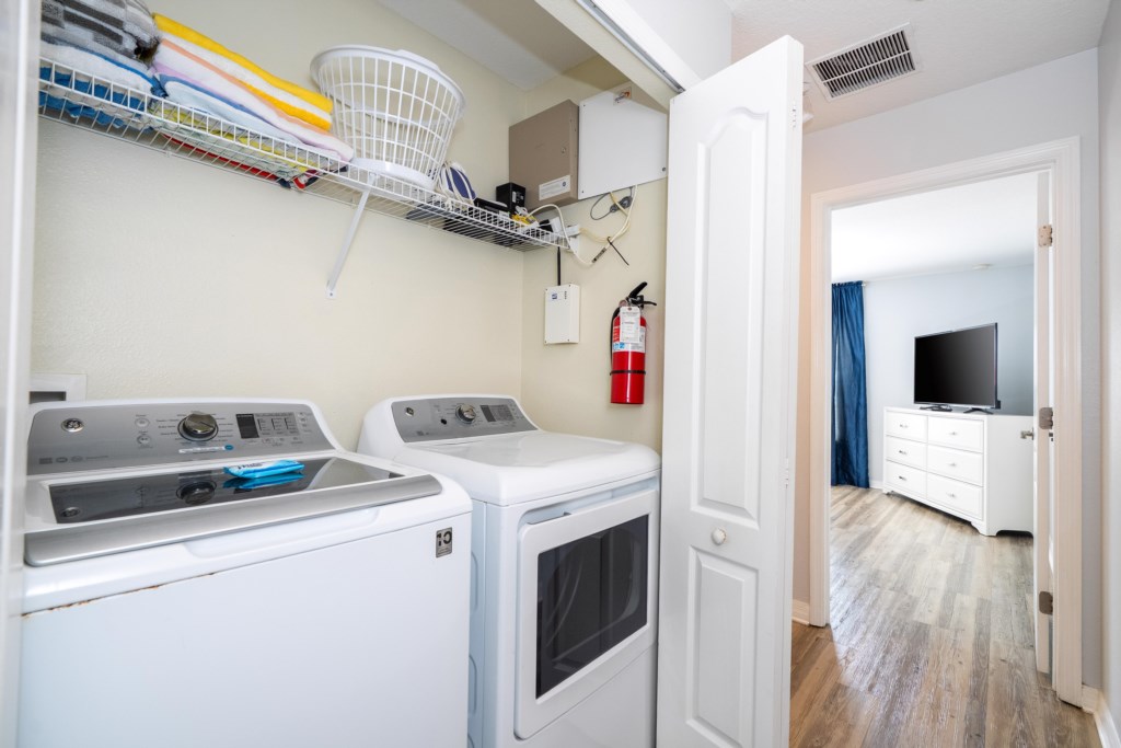 In-unit washer and dryer