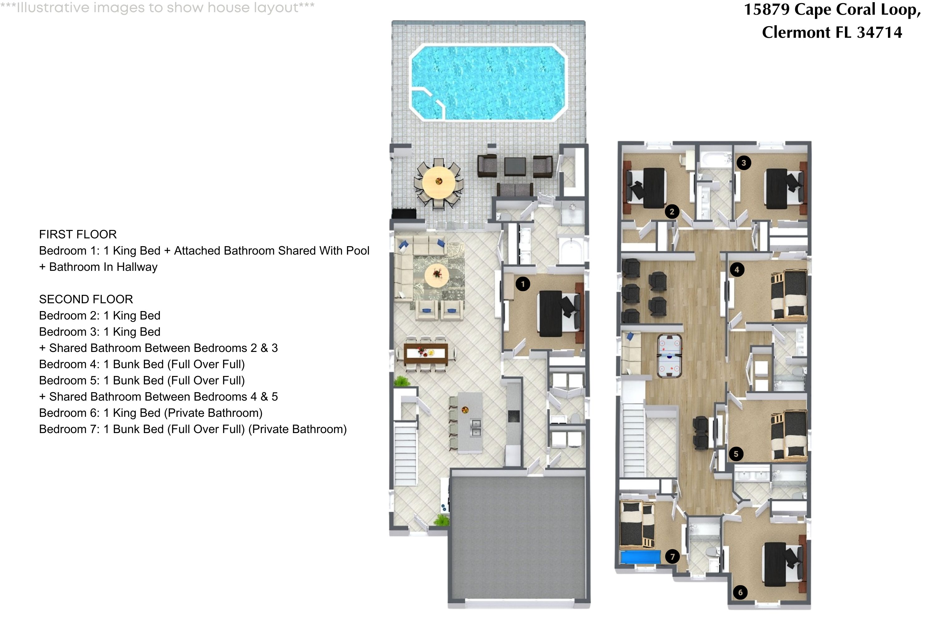 7 bedroom vacation house at Windsor Cay - Image 46