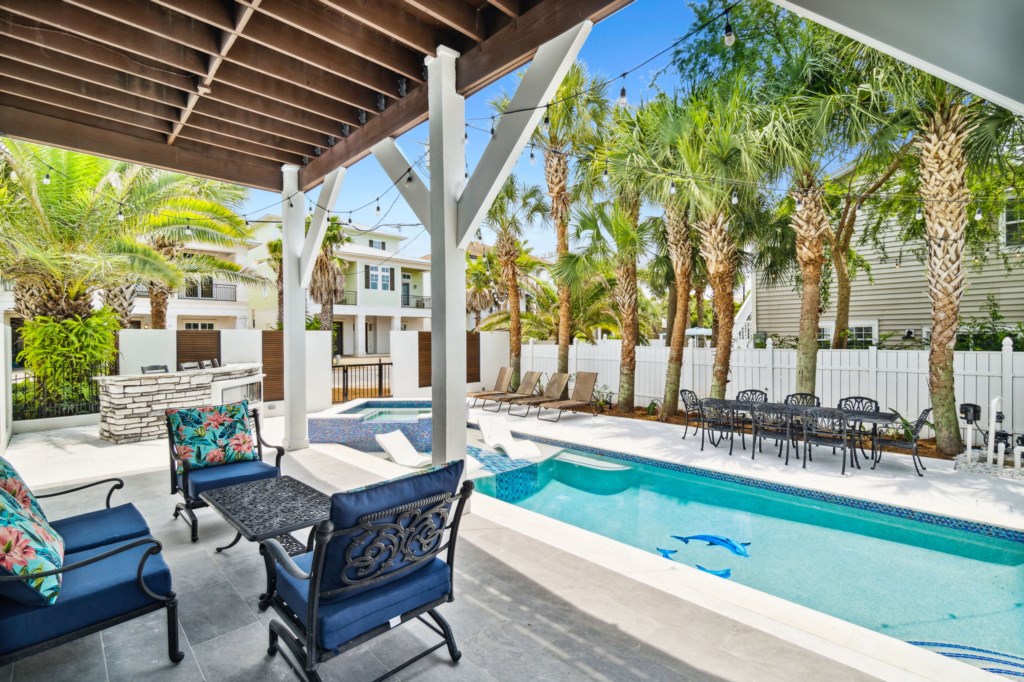 Covered Area by Pool 