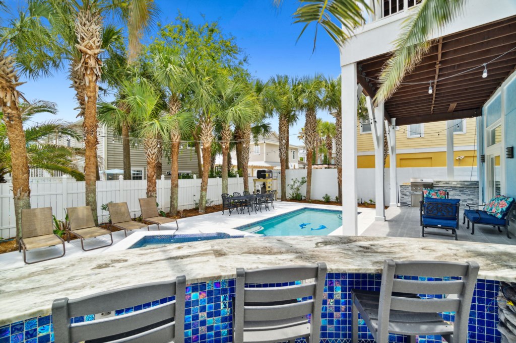 Newly Remodeled Pool Bar 
