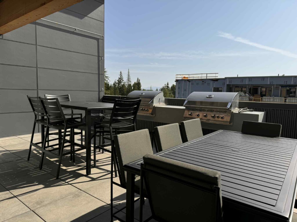 Observatory deck bbq