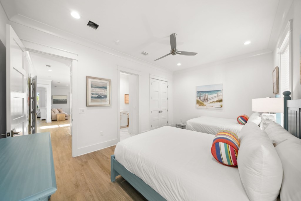 Guest Room With Two Queen Beds and Private Bathroom On 2nd Floor