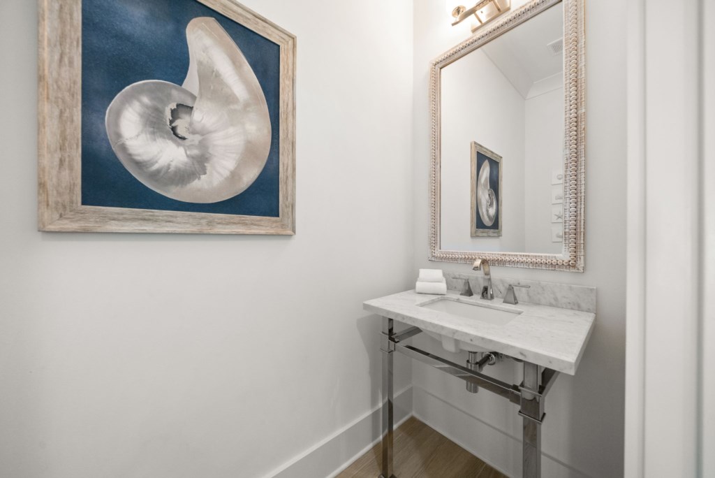 Half Bathroom On 1st Floor