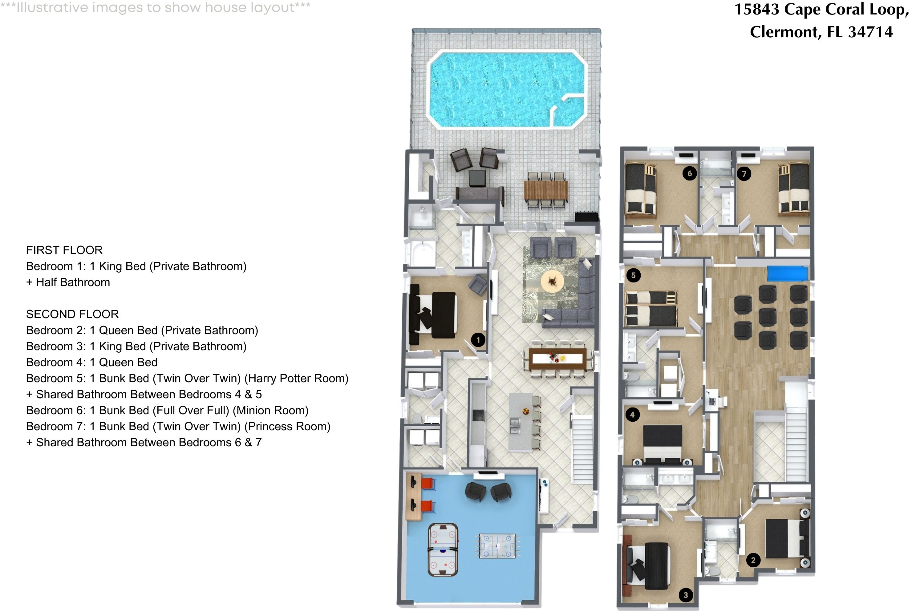 7 bedroom vacation house at Windsor Cay - Image 62