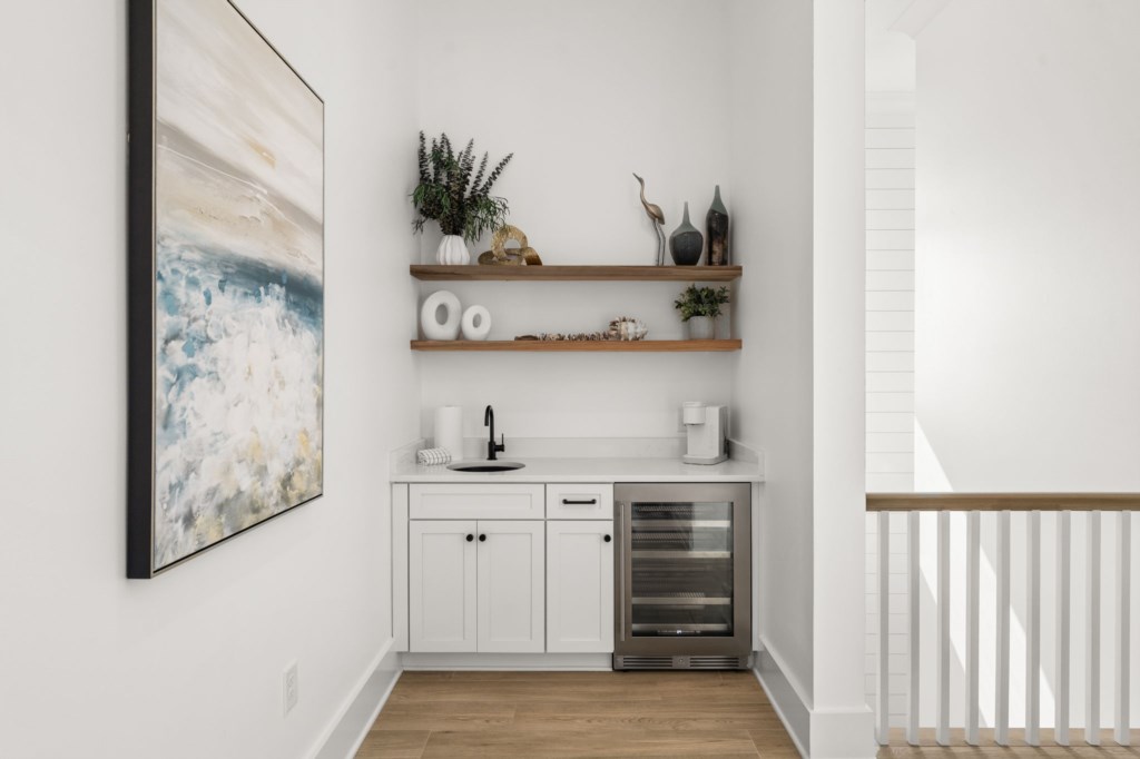 Wet Bar On 3rd Floor Landing