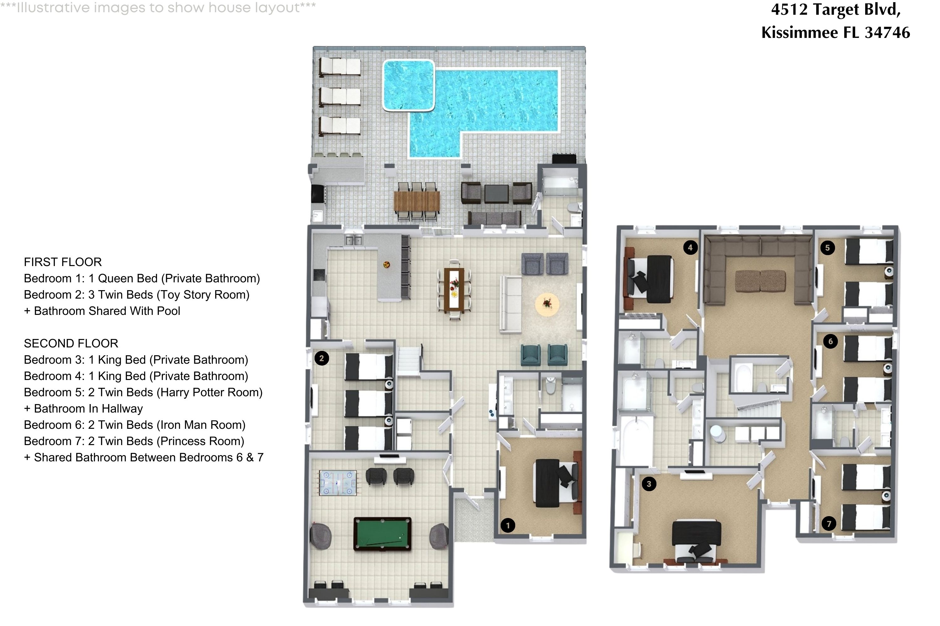 7 bedroom vacation house at Storey Lake - Image 54